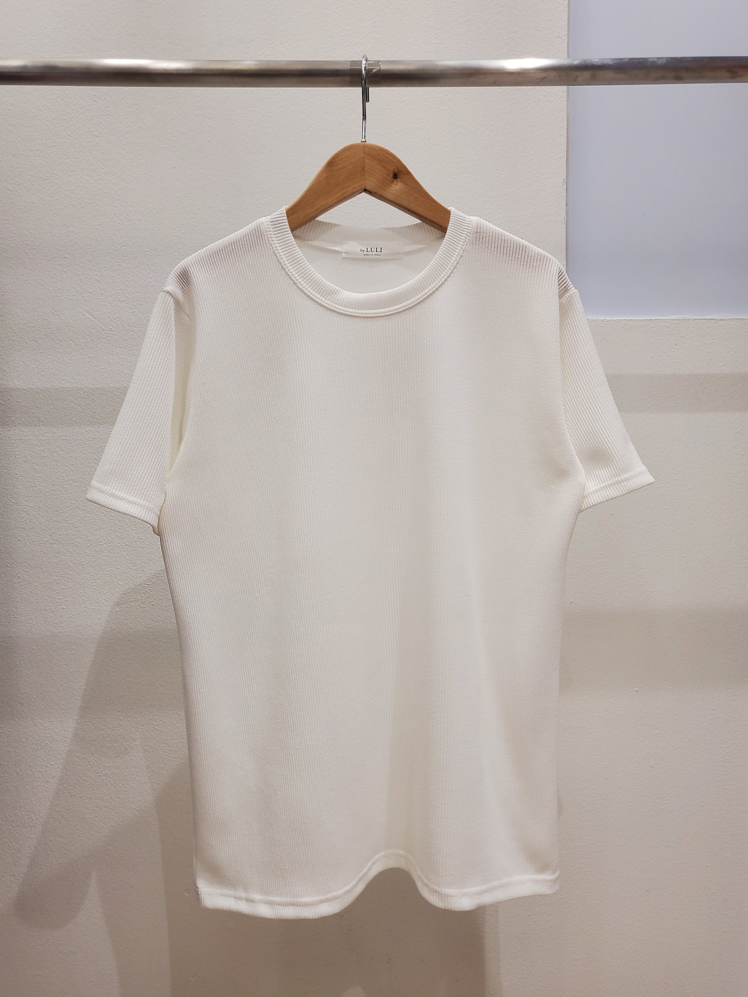 ラウンドネックリブ半袖Tシャツ | 詳細画像14