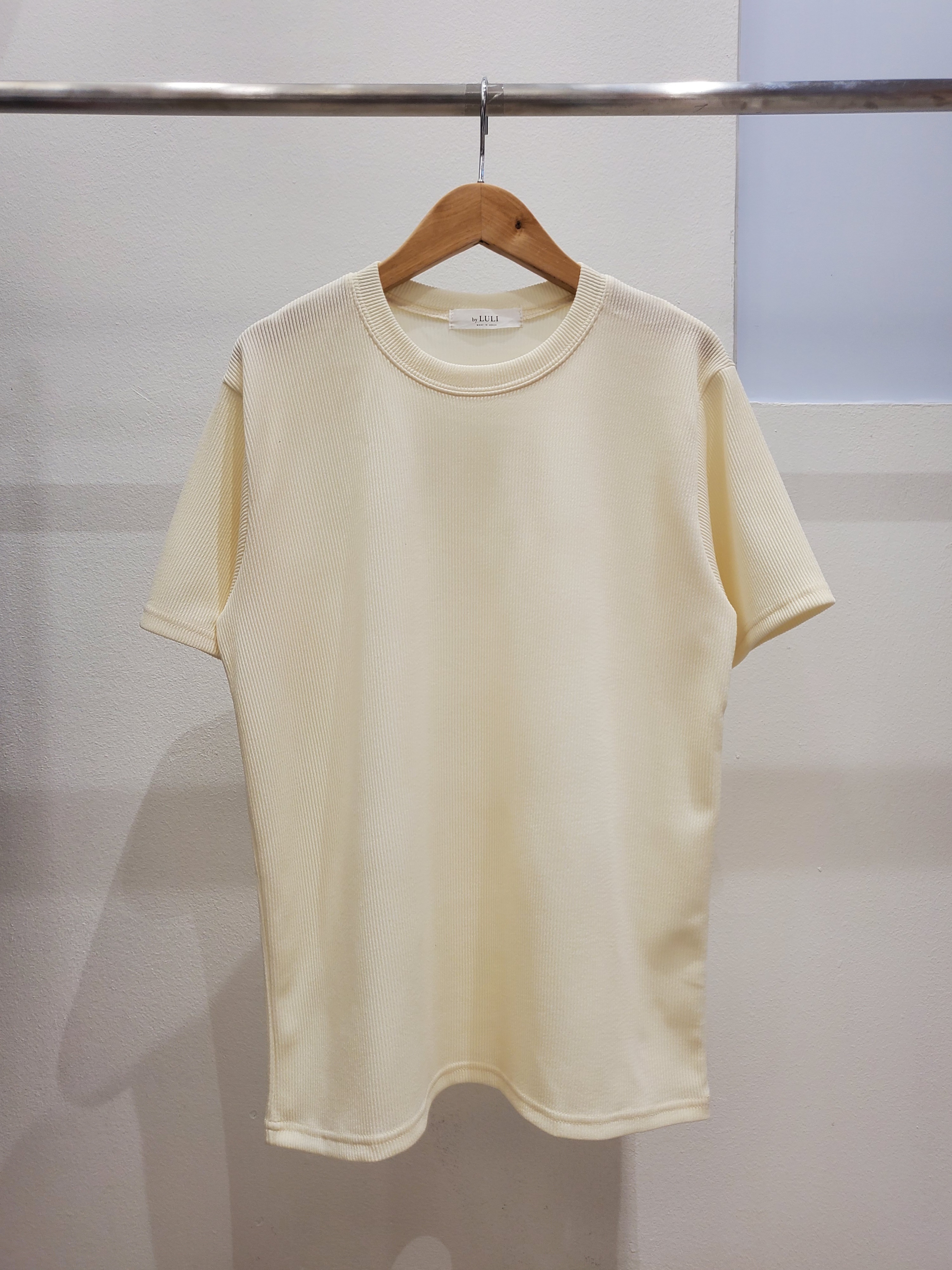 ラウンドネックリブ半袖Tシャツ | 詳細画像15