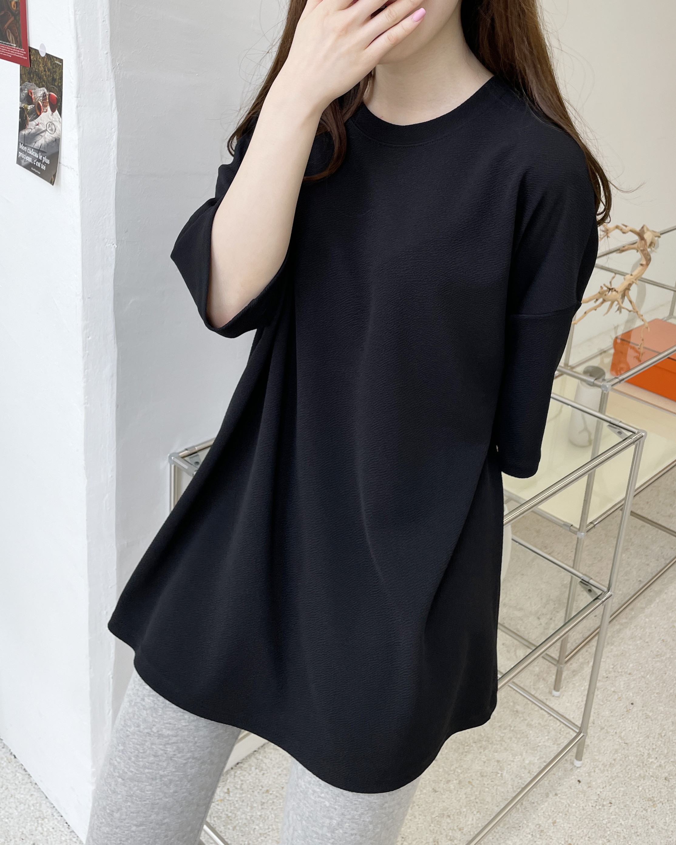 リンクルボクシー7分袖Tシャツ | 詳細画像8
