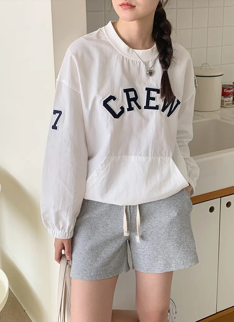 CREWマフポケドローコードスウェット | VINT THE VIN | 詳細画像1