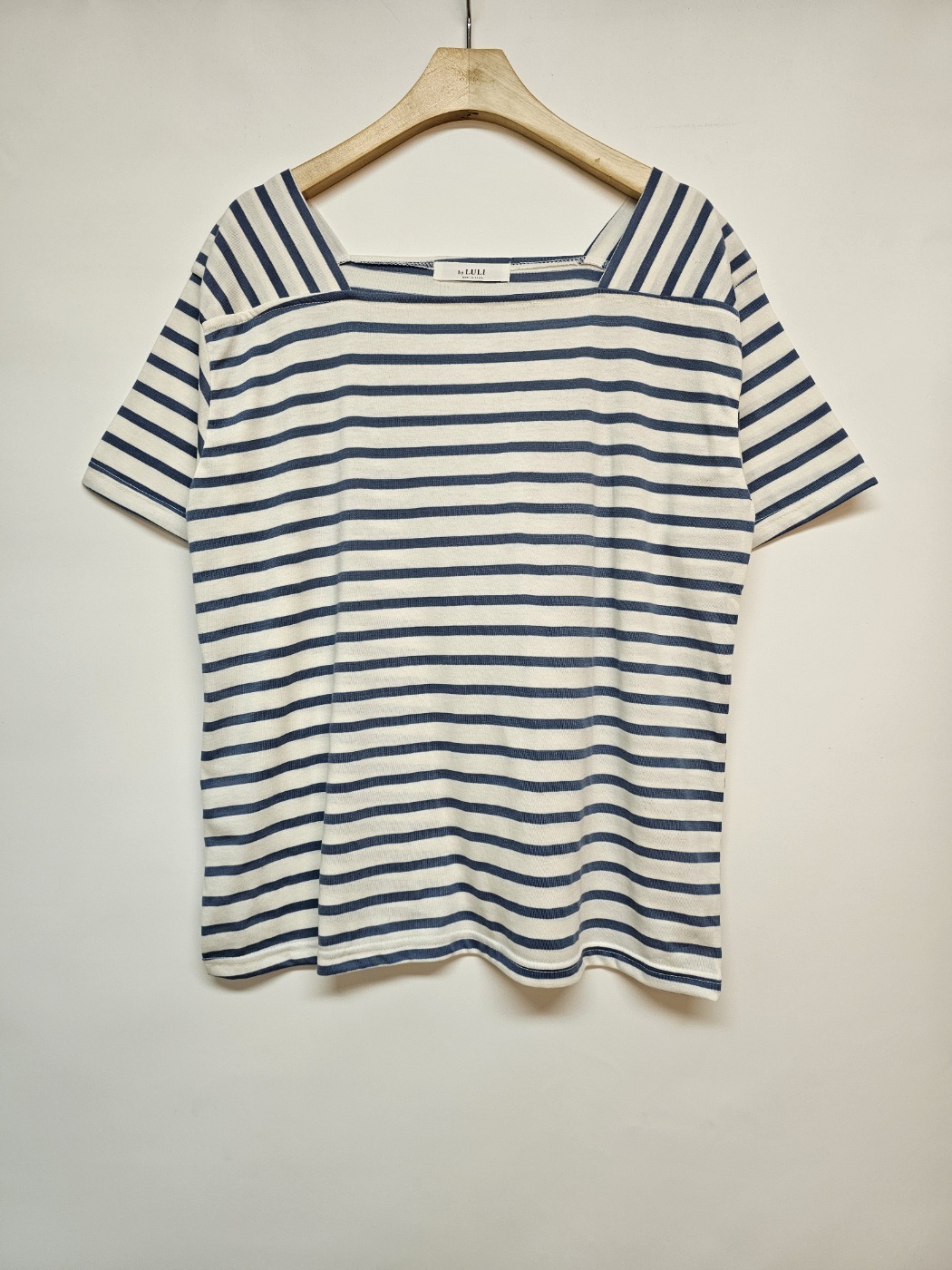 スクエアネックボーダー半袖Tシャツ | 詳細画像9
