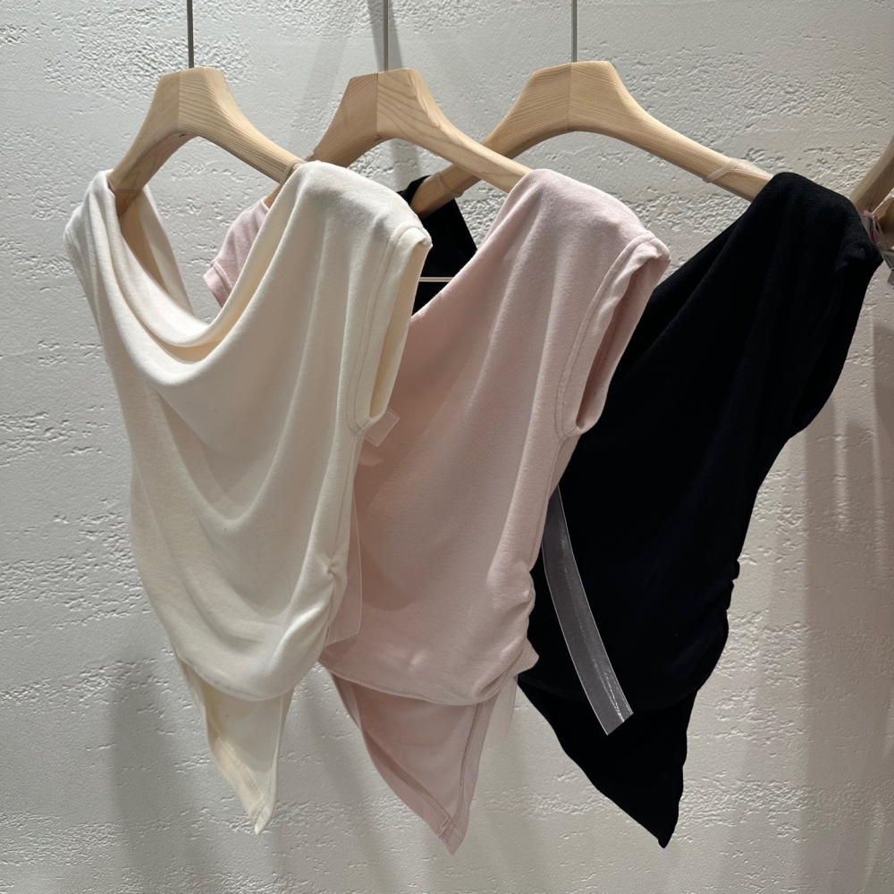 シフォンリボンシャーリングオフショル半袖Tシャツ | 詳細画像19