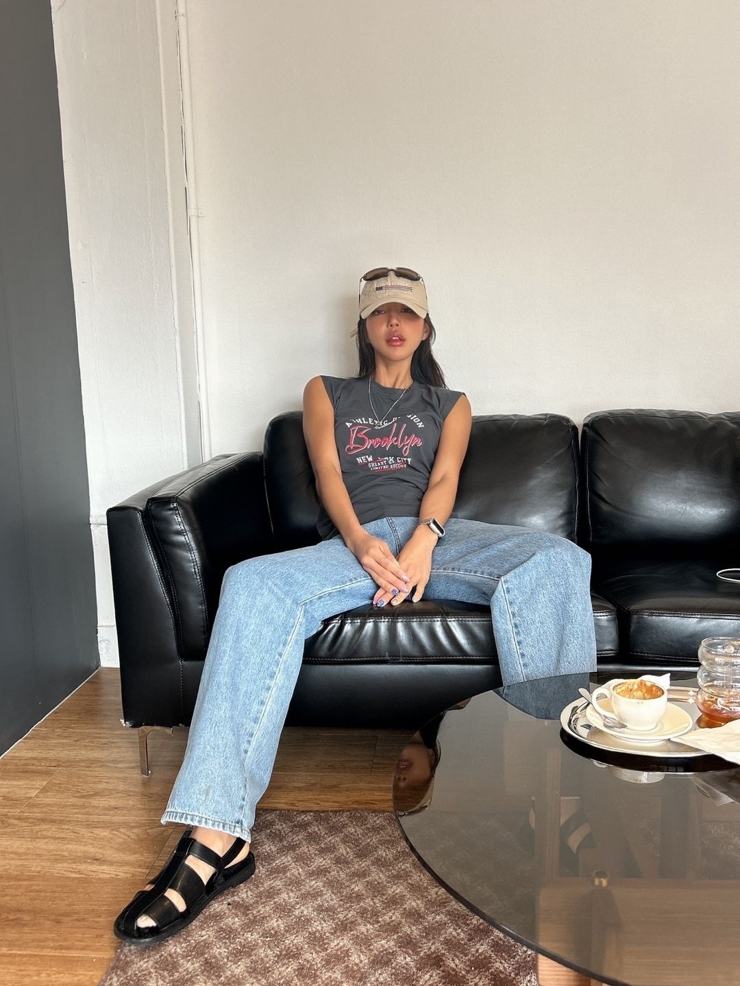 BrooklynプリントフレンチスリーブTシャツ | 詳細画像7