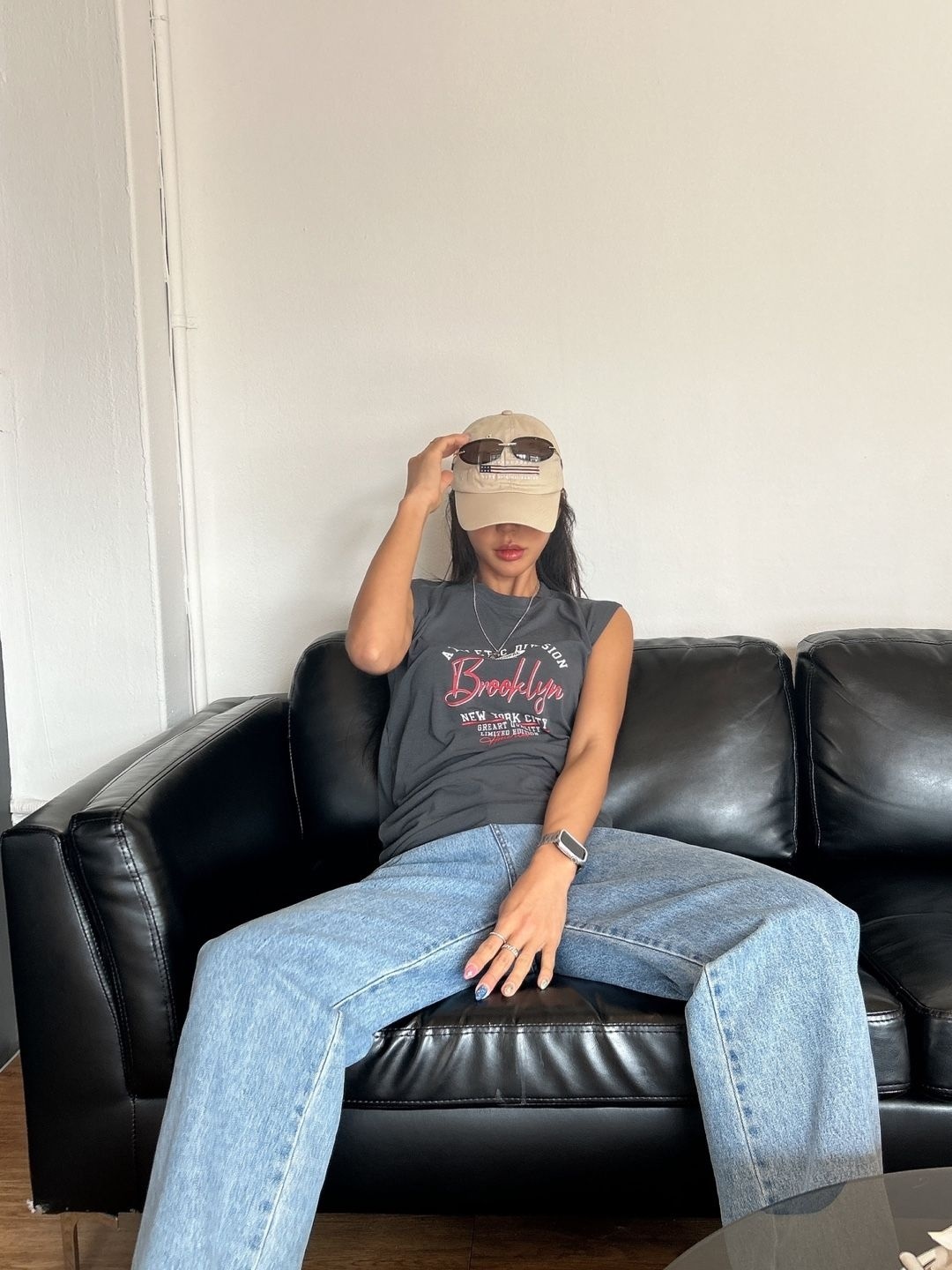 BrooklynプリントフレンチスリーブTシャツ | 詳細画像9