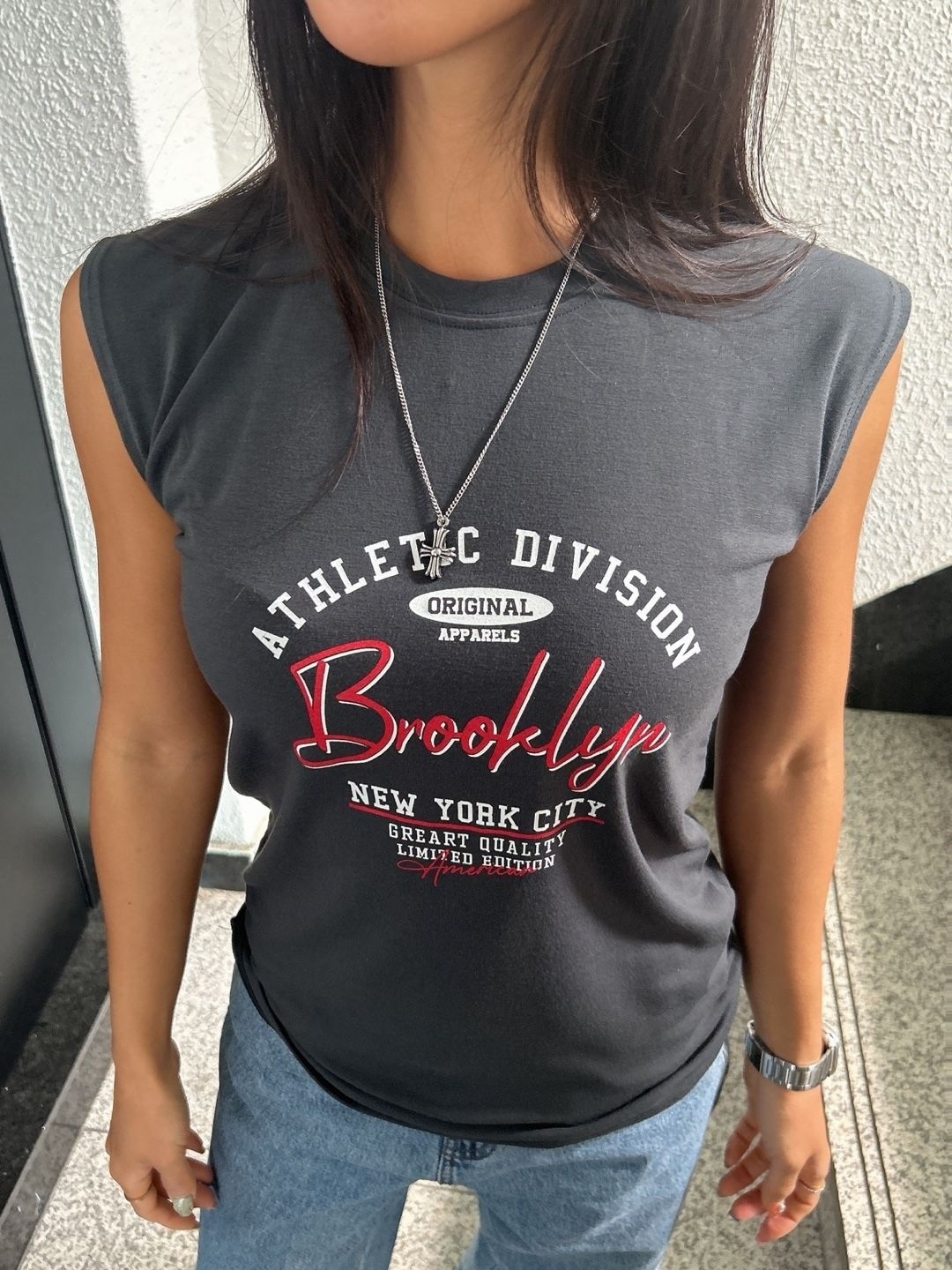 BrooklynプリントフレンチスリーブTシャツ | 詳細画像14