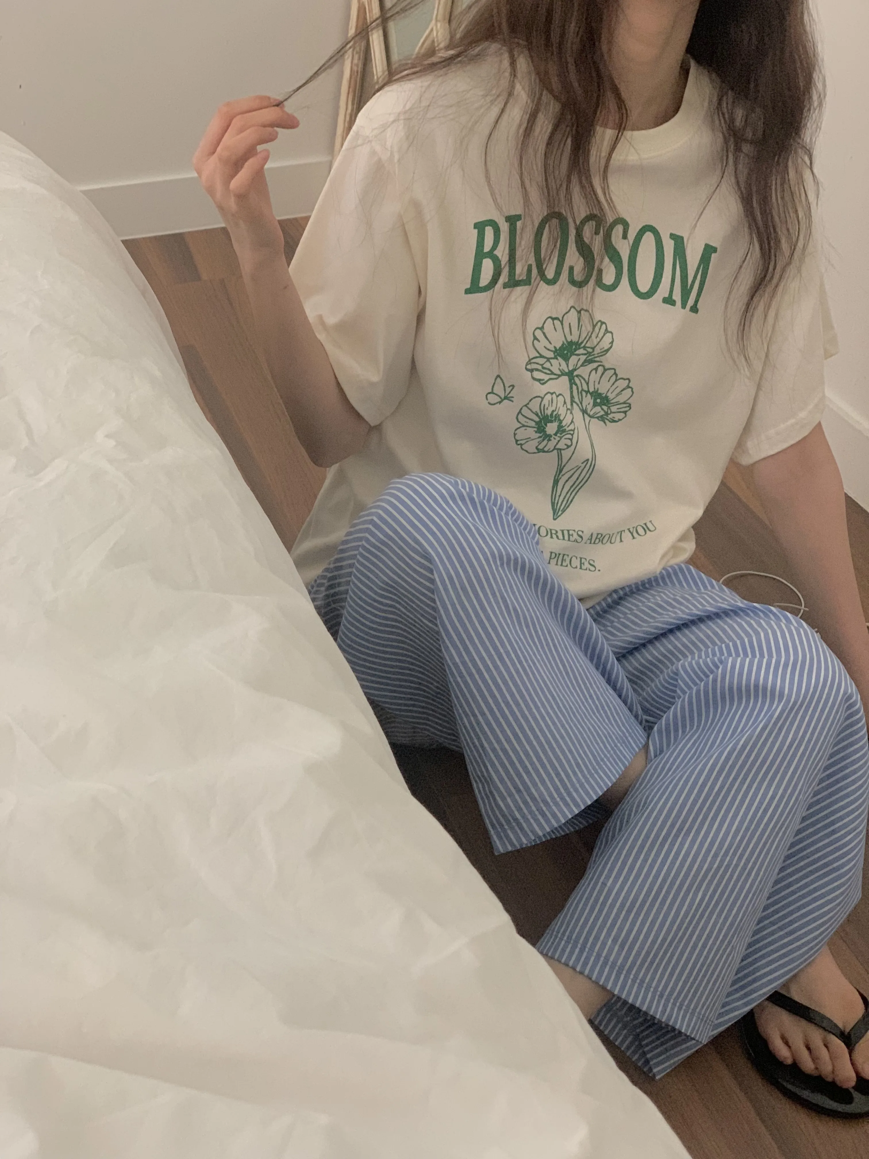BLOSSOMプリント半袖Tシャツ | 詳細画像1