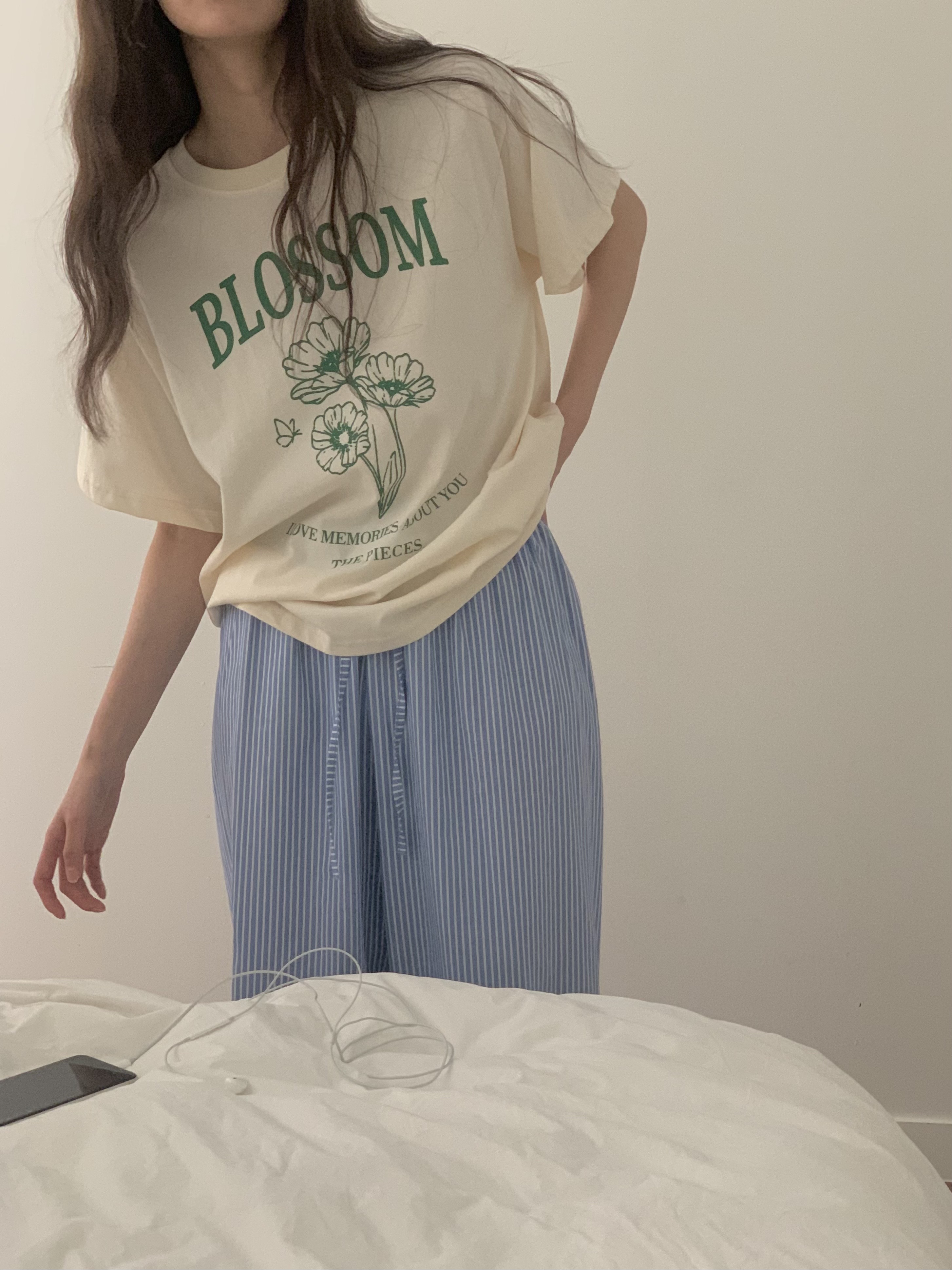 BLOSSOMプリント半袖Tシャツ | 詳細画像5