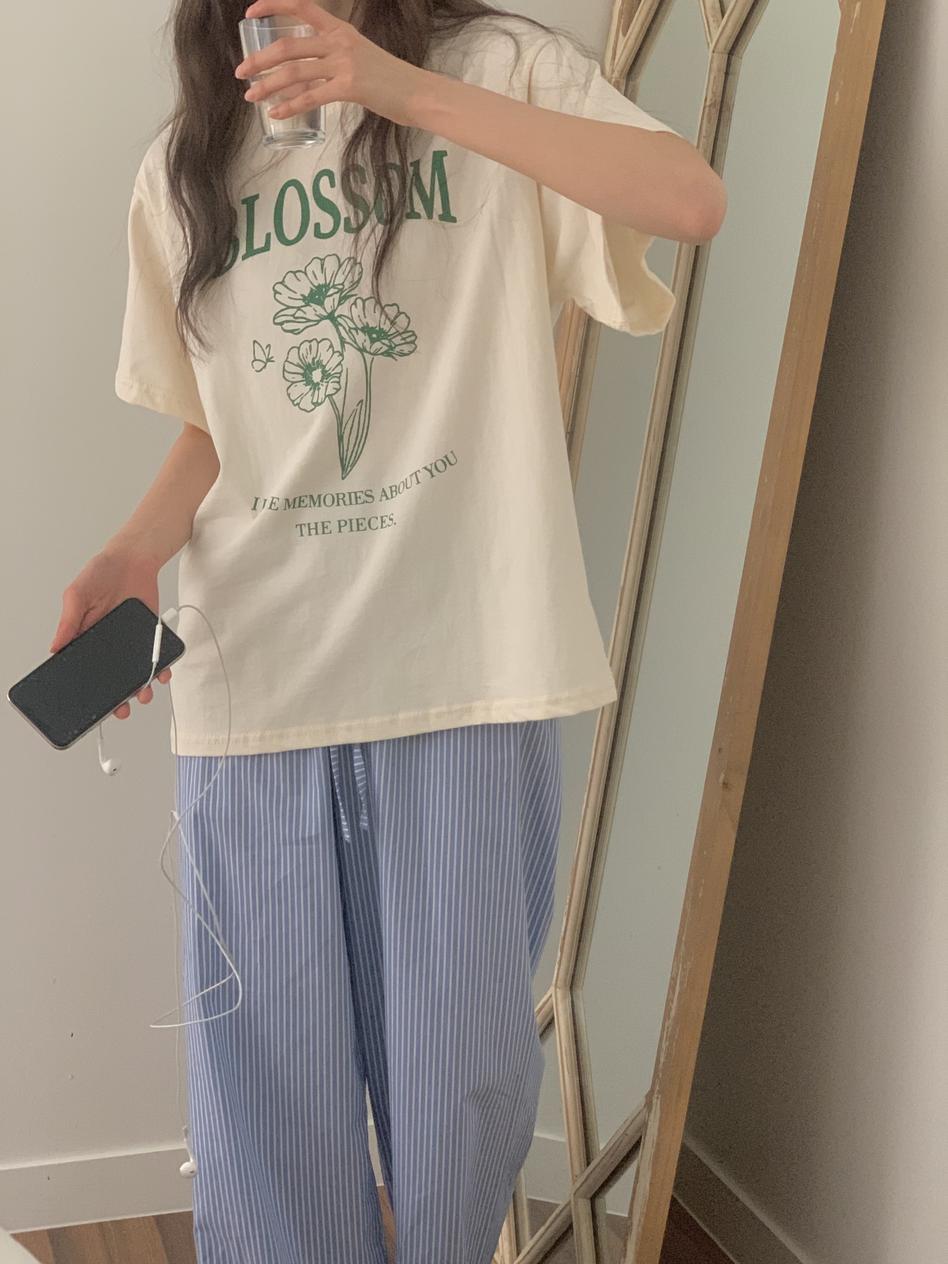 BLOSSOMプリント半袖Tシャツ | 詳細画像7
