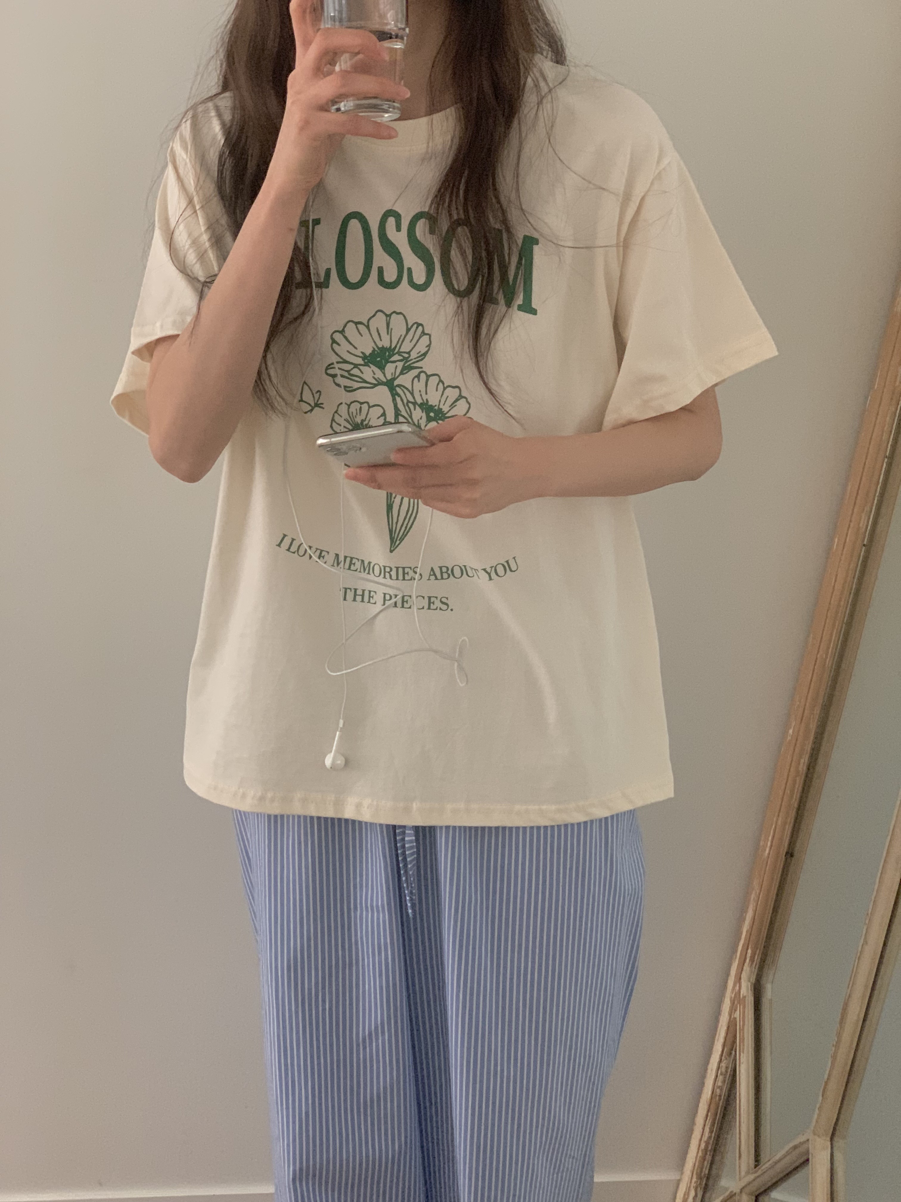BLOSSOMプリント半袖Tシャツ | 詳細画像8