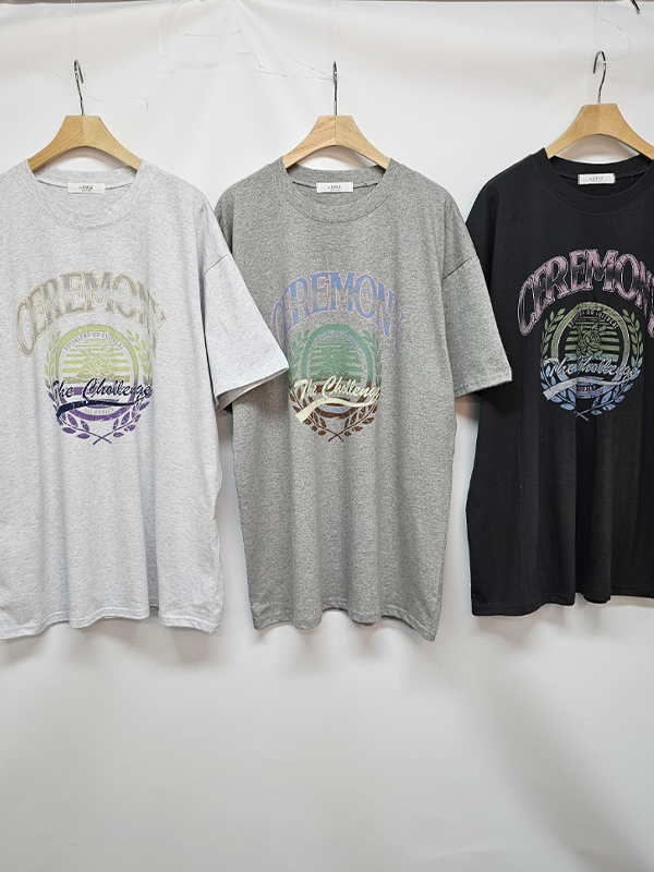 グラデーションローズエンブレム半袖Tシャツ | 詳細画像8