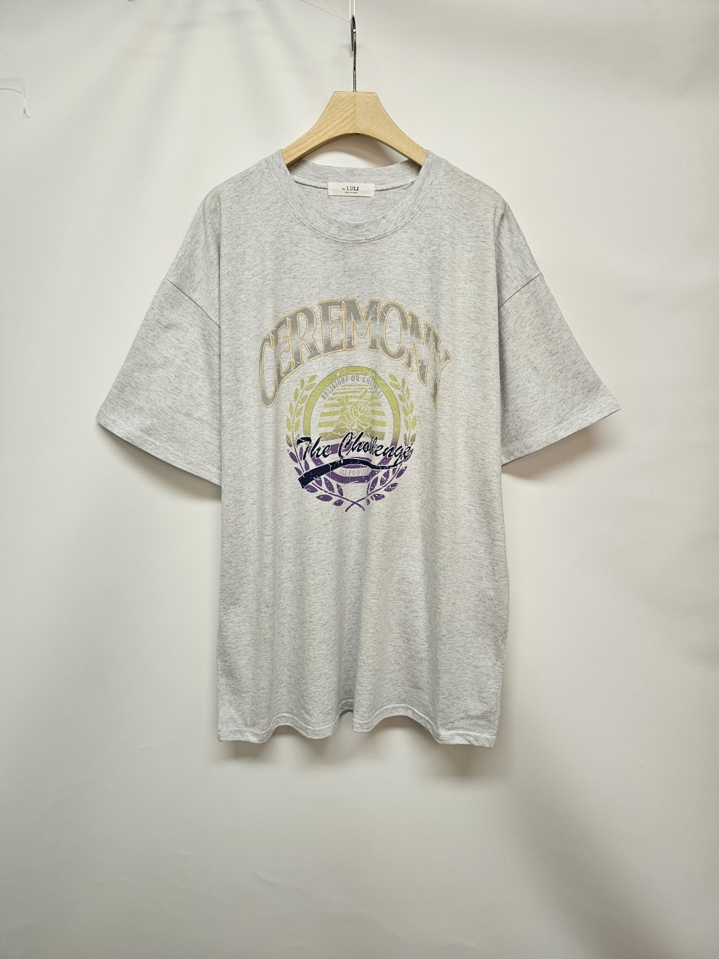 グラデーションローズエンブレム半袖Tシャツ | 詳細画像9