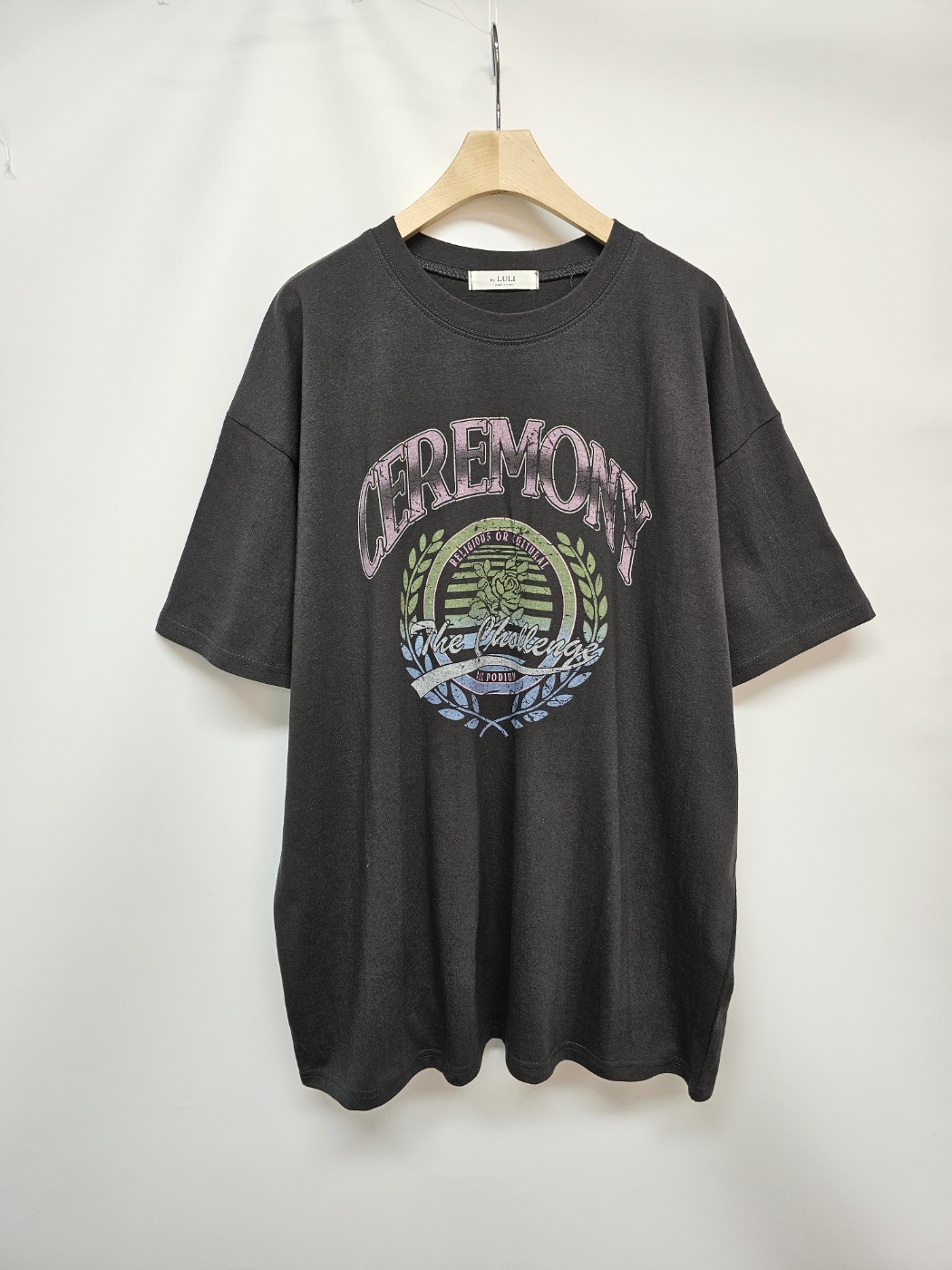 グラデーションローズエンブレム半袖Tシャツ | 詳細画像11