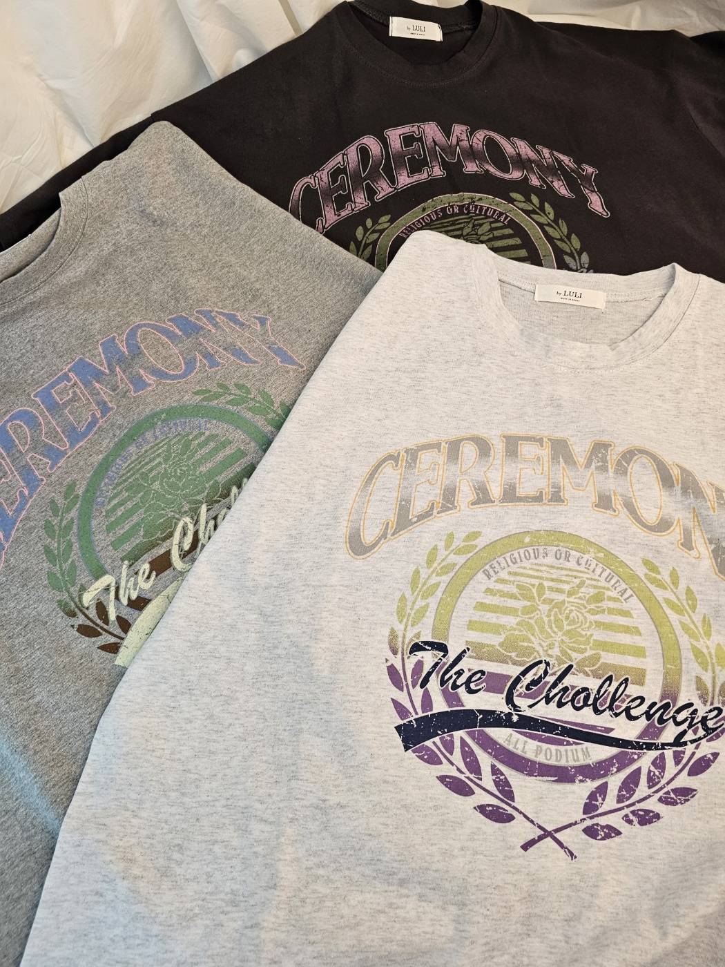 グラデーションローズエンブレム半袖Tシャツ | 詳細画像12