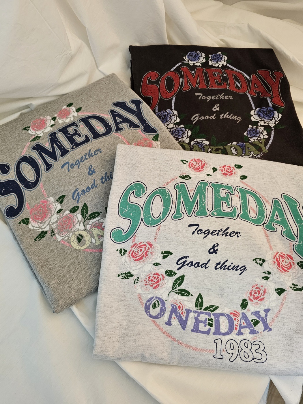 SOMEDAYローズプリント半袖Tシャツ | 詳細画像11
