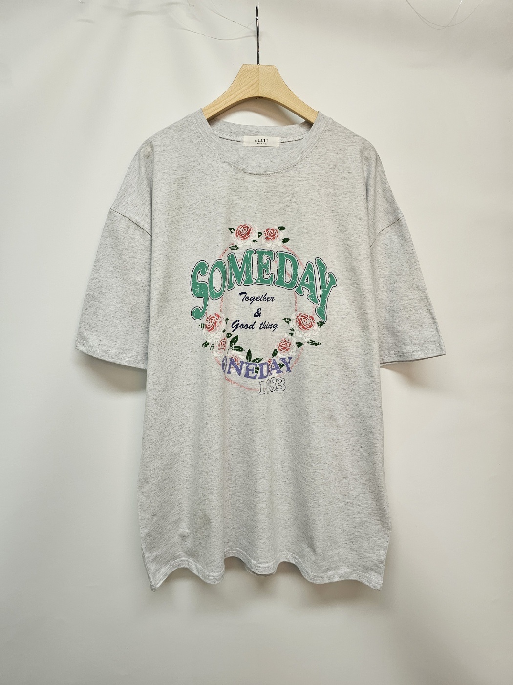 SOMEDAYローズプリント半袖Tシャツ | 詳細画像12