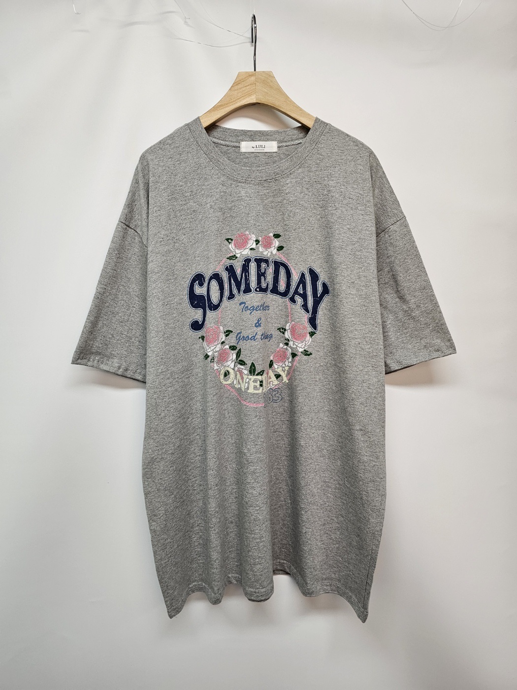 SOMEDAYローズプリント半袖Tシャツ | 詳細画像13