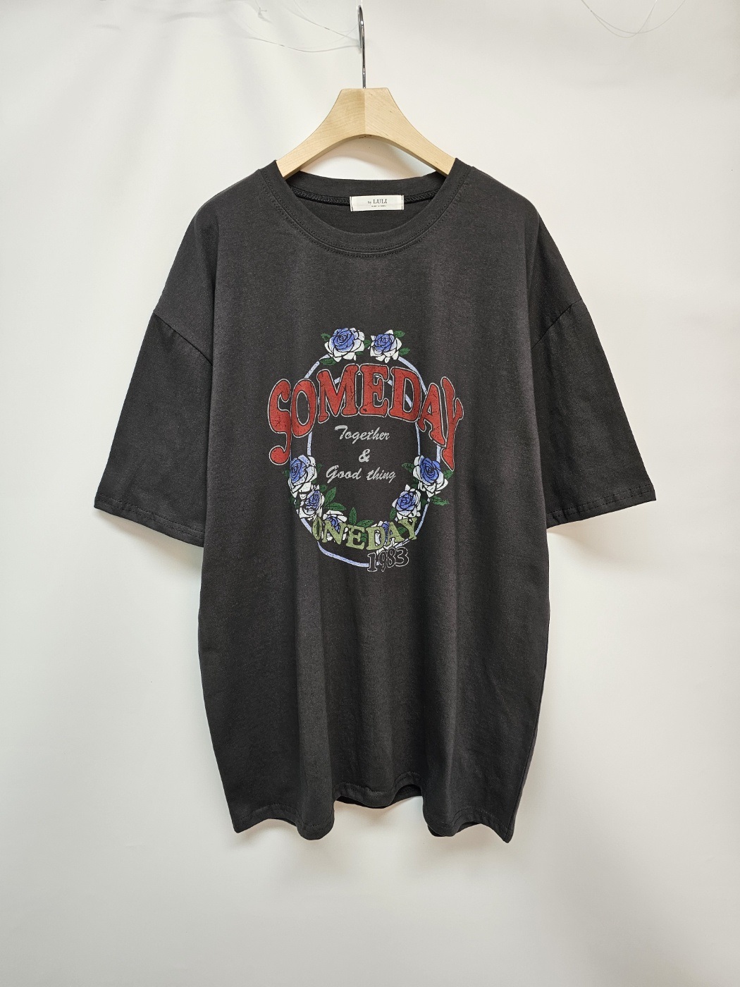 SOMEDAYローズプリント半袖Tシャツ | 詳細画像14