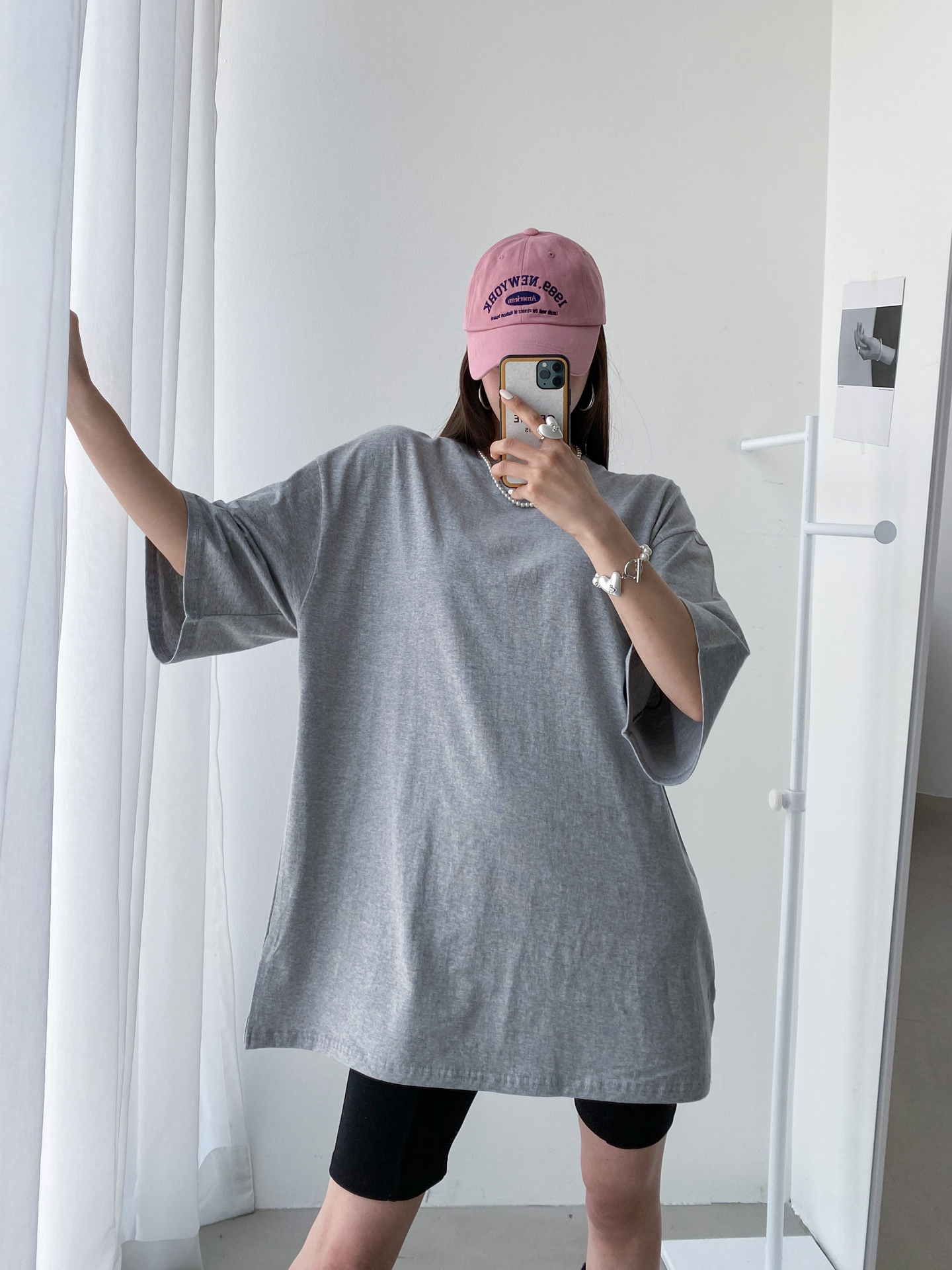 スリット7分袖ボクシーTシャツ | 詳細画像8