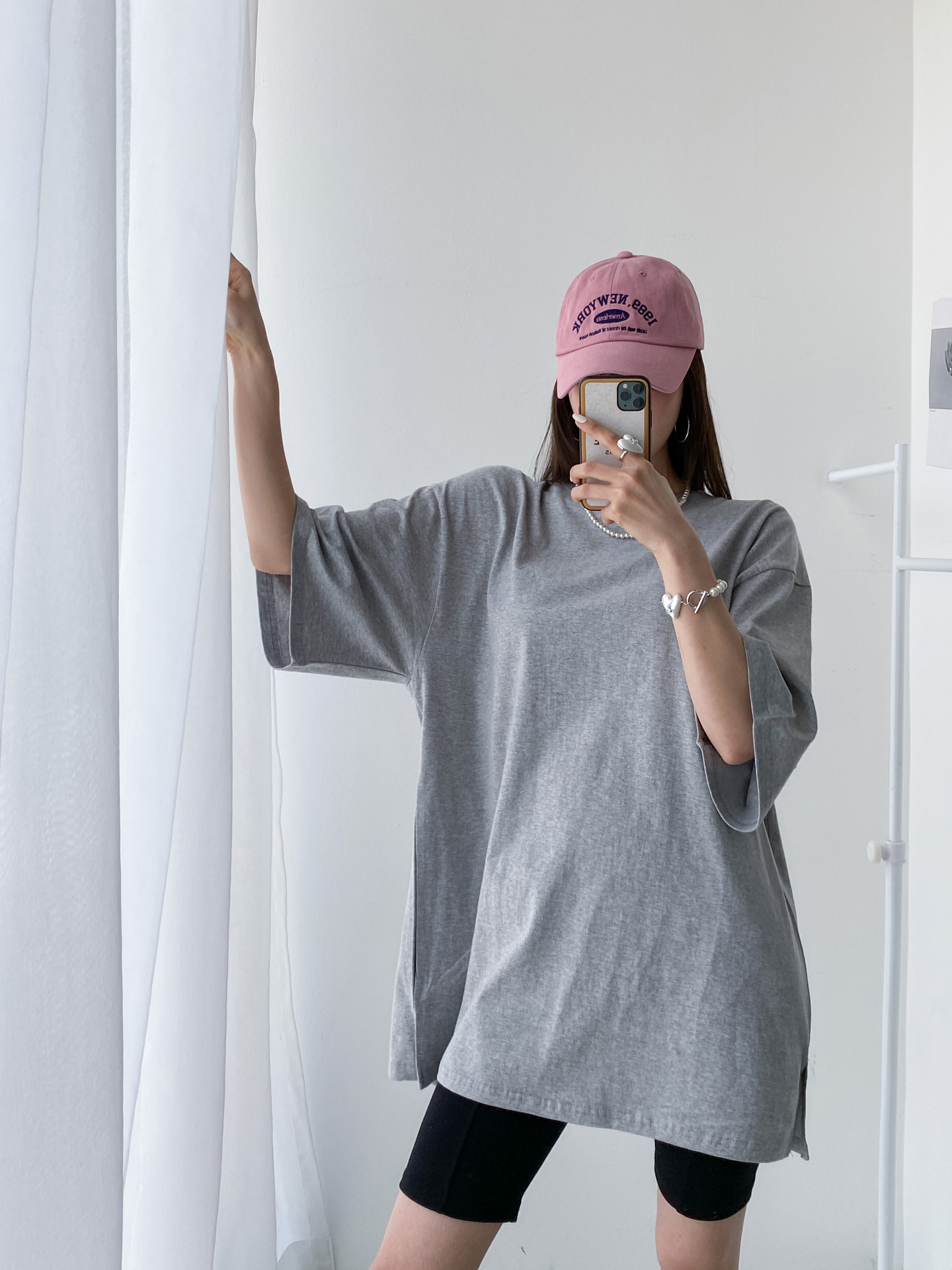 スリット7分袖ボクシーTシャツ | 詳細画像10