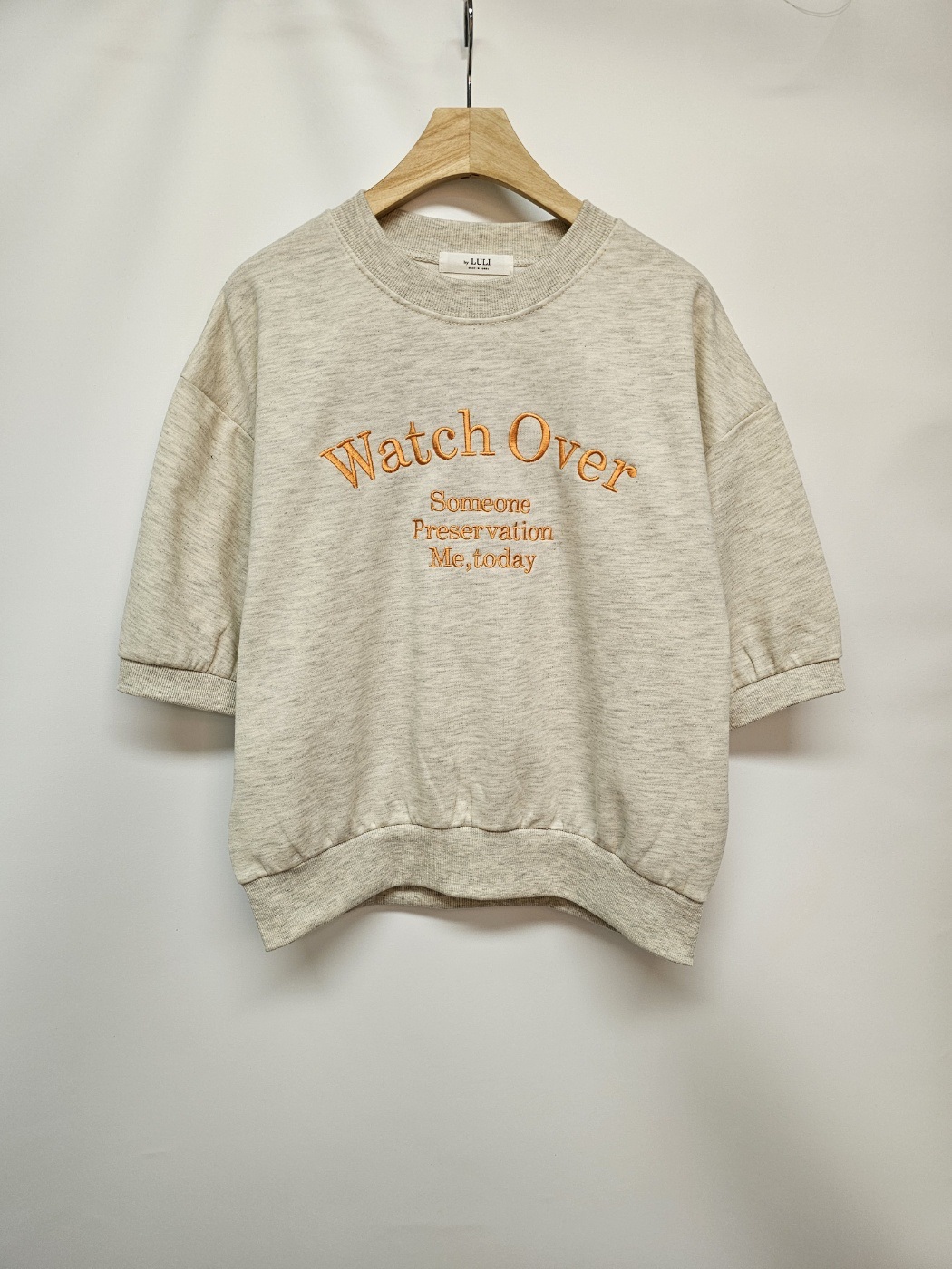 刺繍レタリングショート半袖スウェット | 詳細画像12