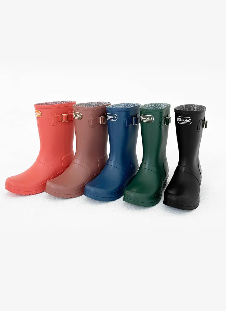 サイドバックルミドルレインブーツ | REHEAT | 詳細画像1