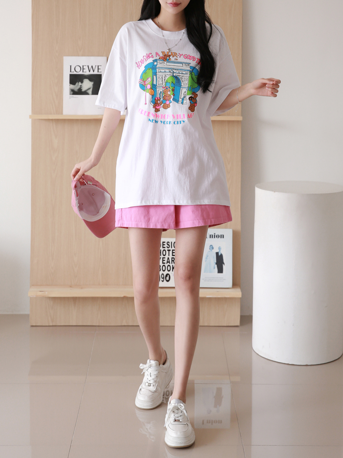 ベアプリントボクシー半袖Tシャツ | 詳細画像3