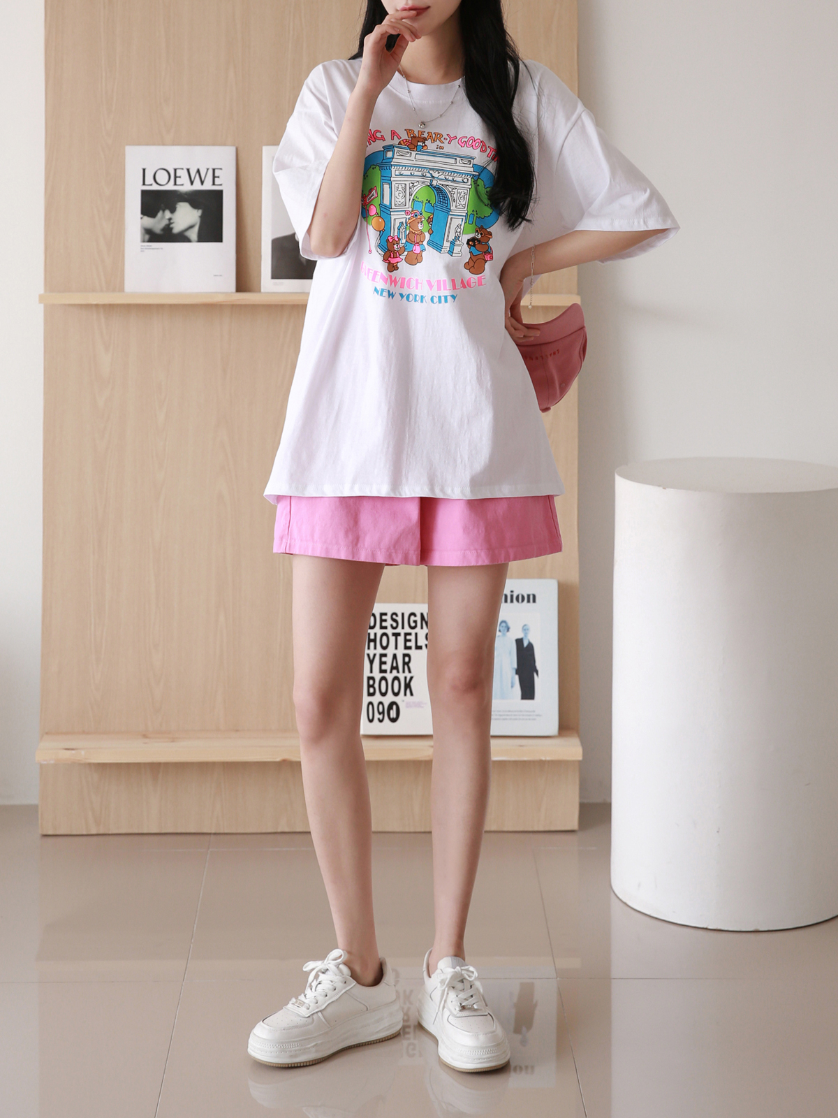 ベアプリントボクシー半袖Tシャツ | 詳細画像4