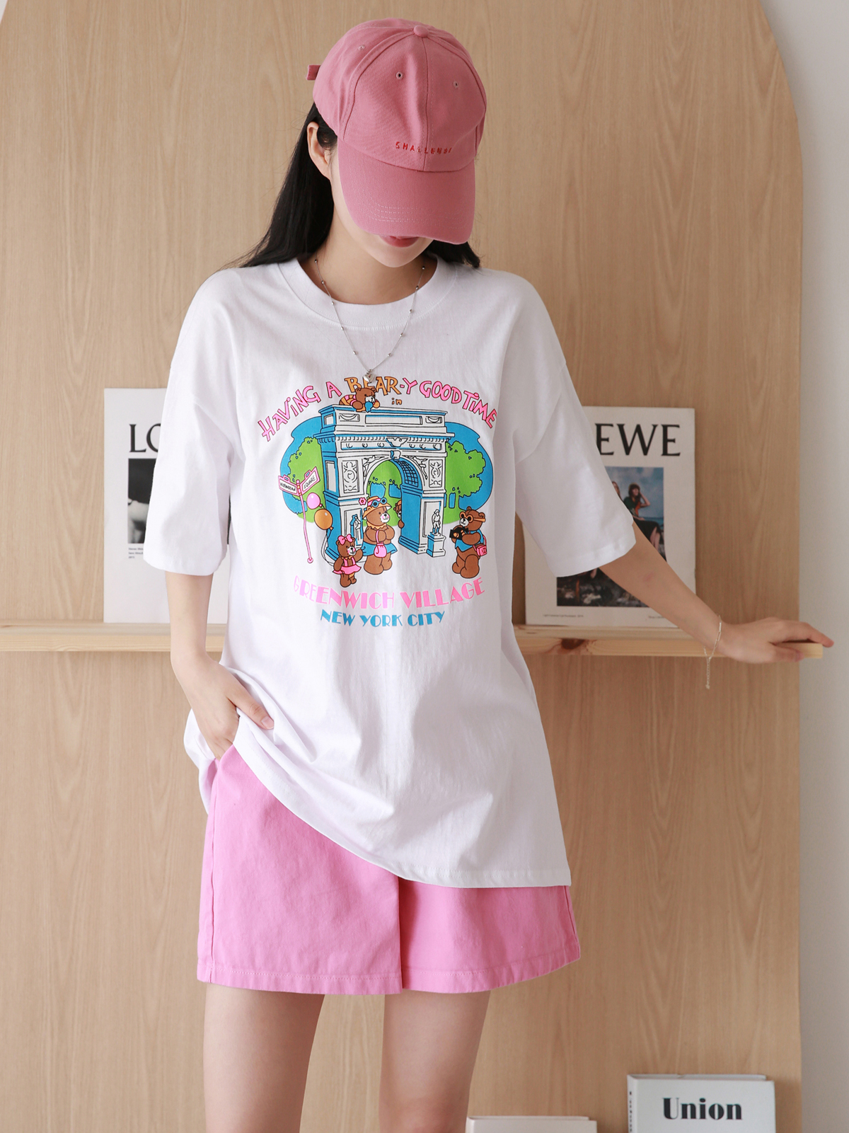 ベアプリントボクシー半袖Tシャツ | 詳細画像10