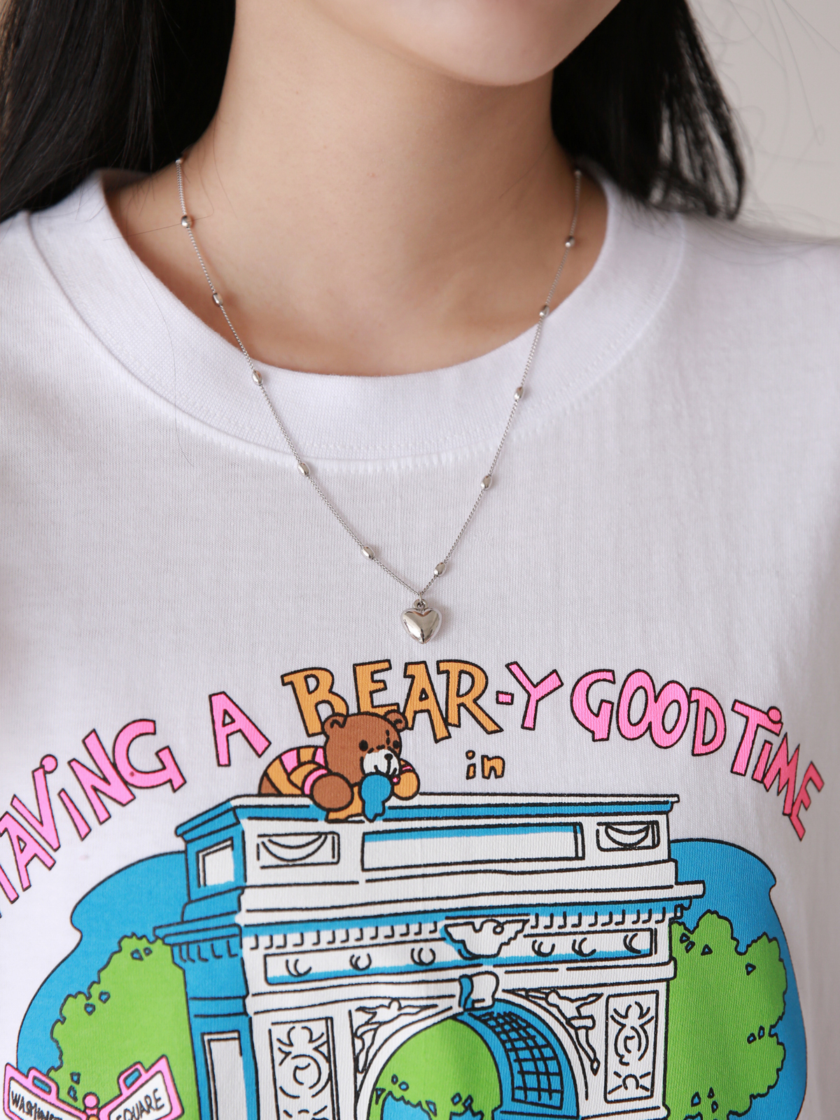ベアプリントボクシー半袖Tシャツ | 詳細画像14