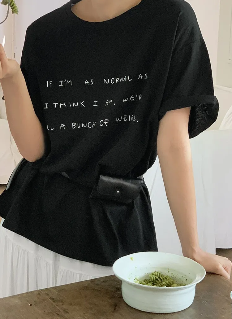 英字半袖Tシャツ | hotping | 詳細画像1