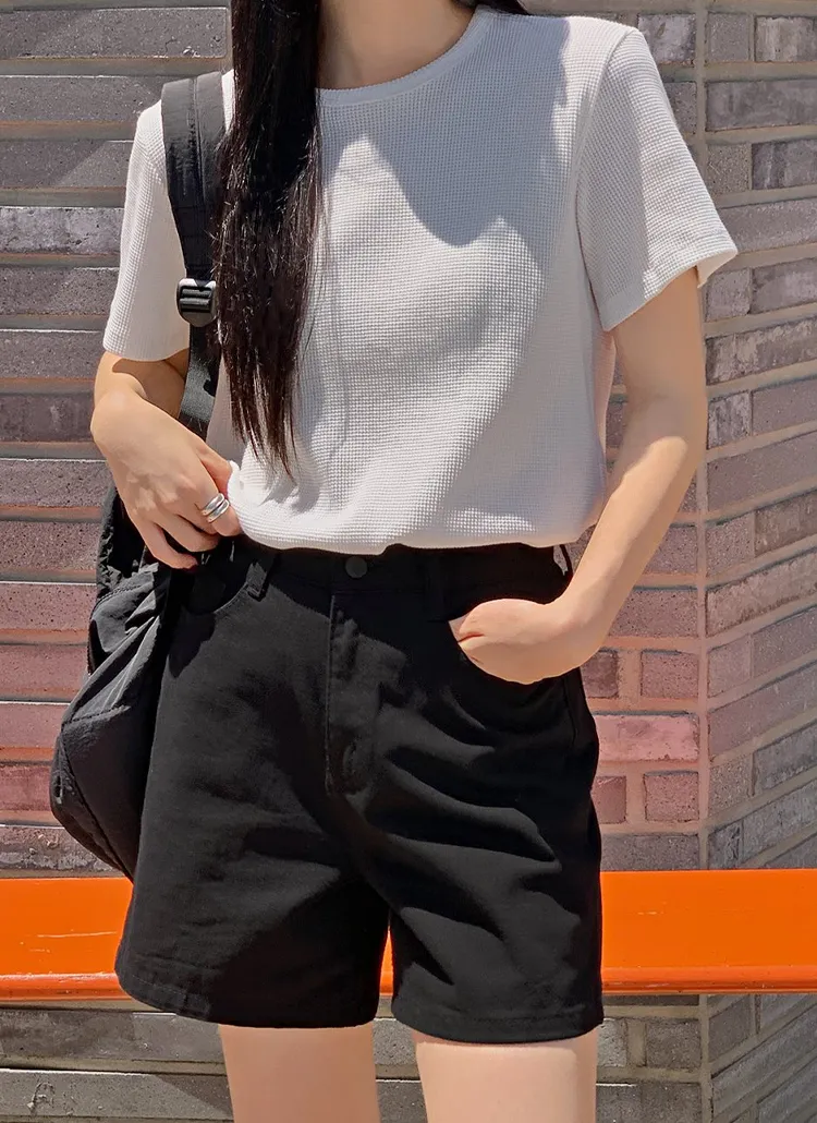 ワッフル半袖Tシャツ | hotping | 詳細画像1