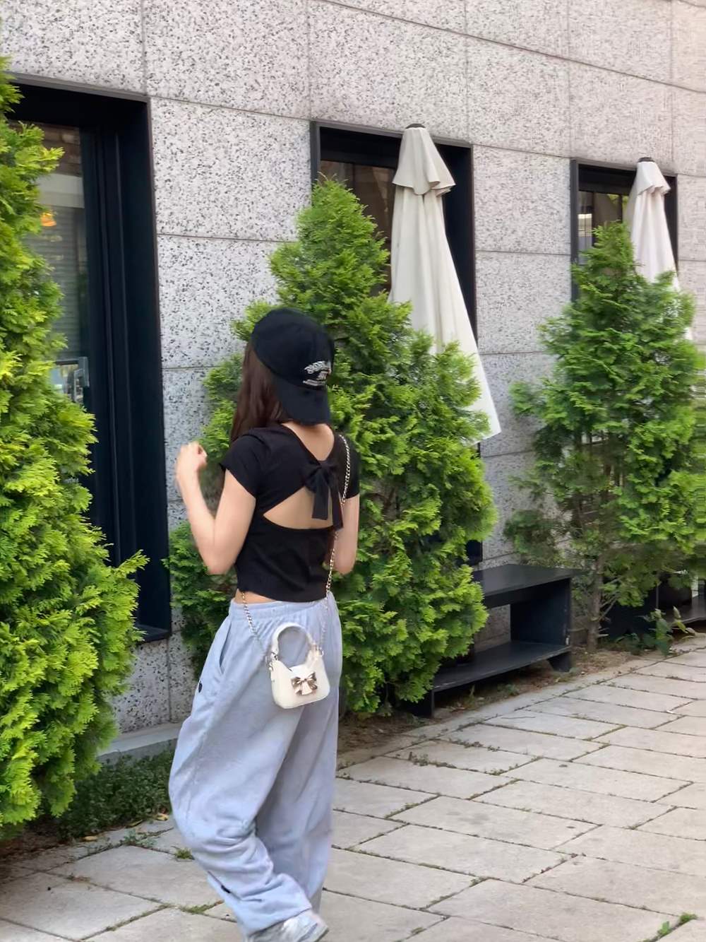 カップバックリボン半袖Tシャツ | 詳細画像6