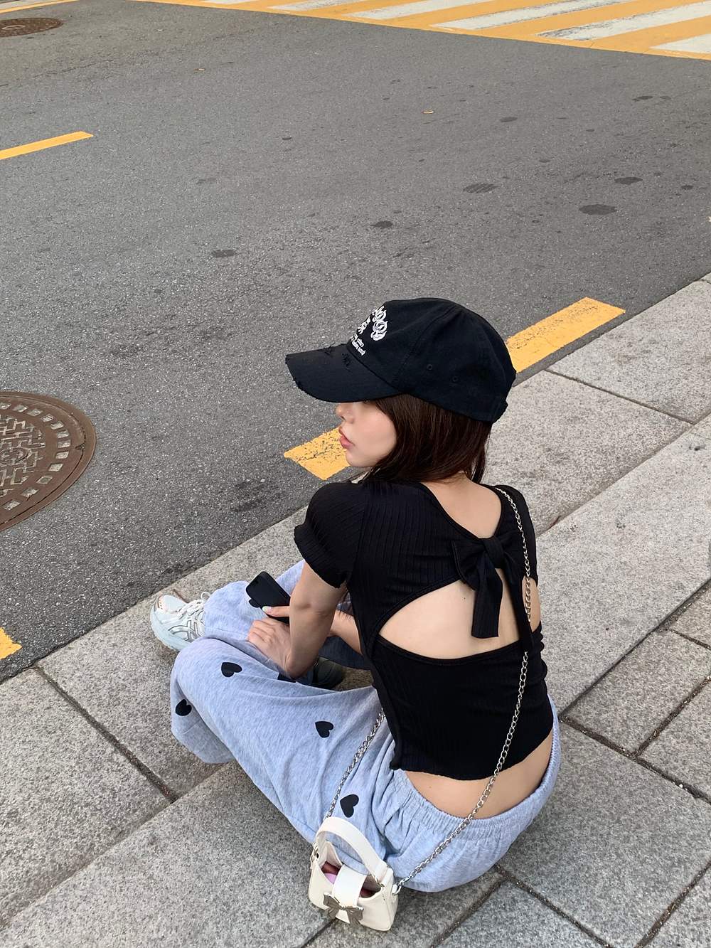 カップバックリボン半袖Tシャツ | 詳細画像10