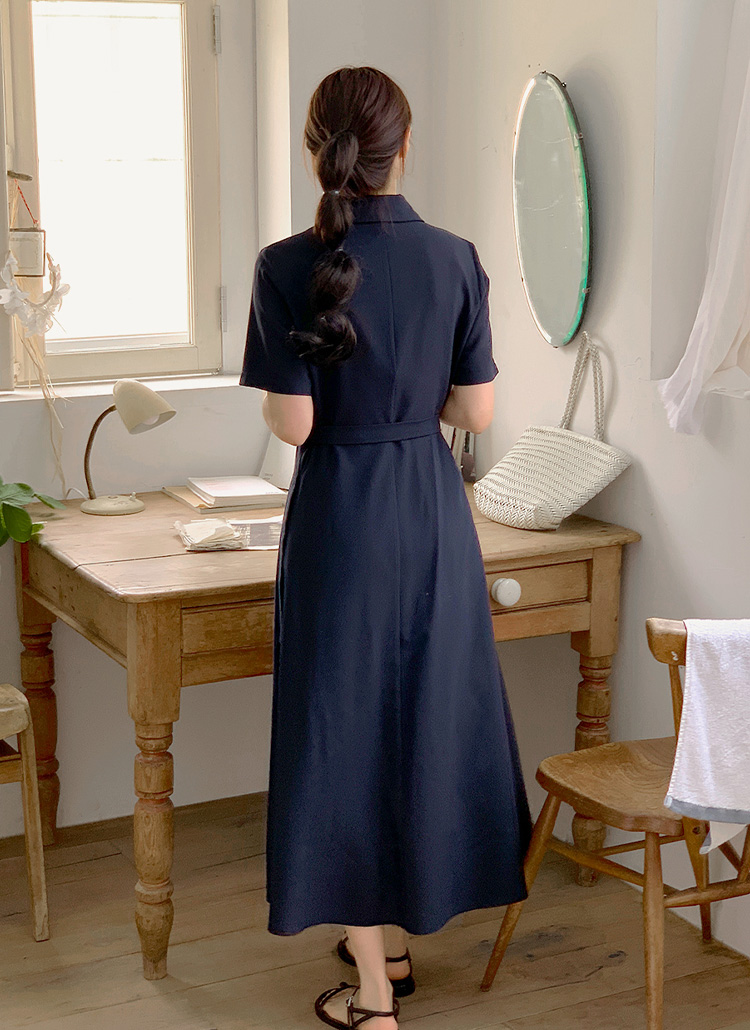 ツーポケ半袖シャツワンピース | レディースファッション通販 - DHOLIC