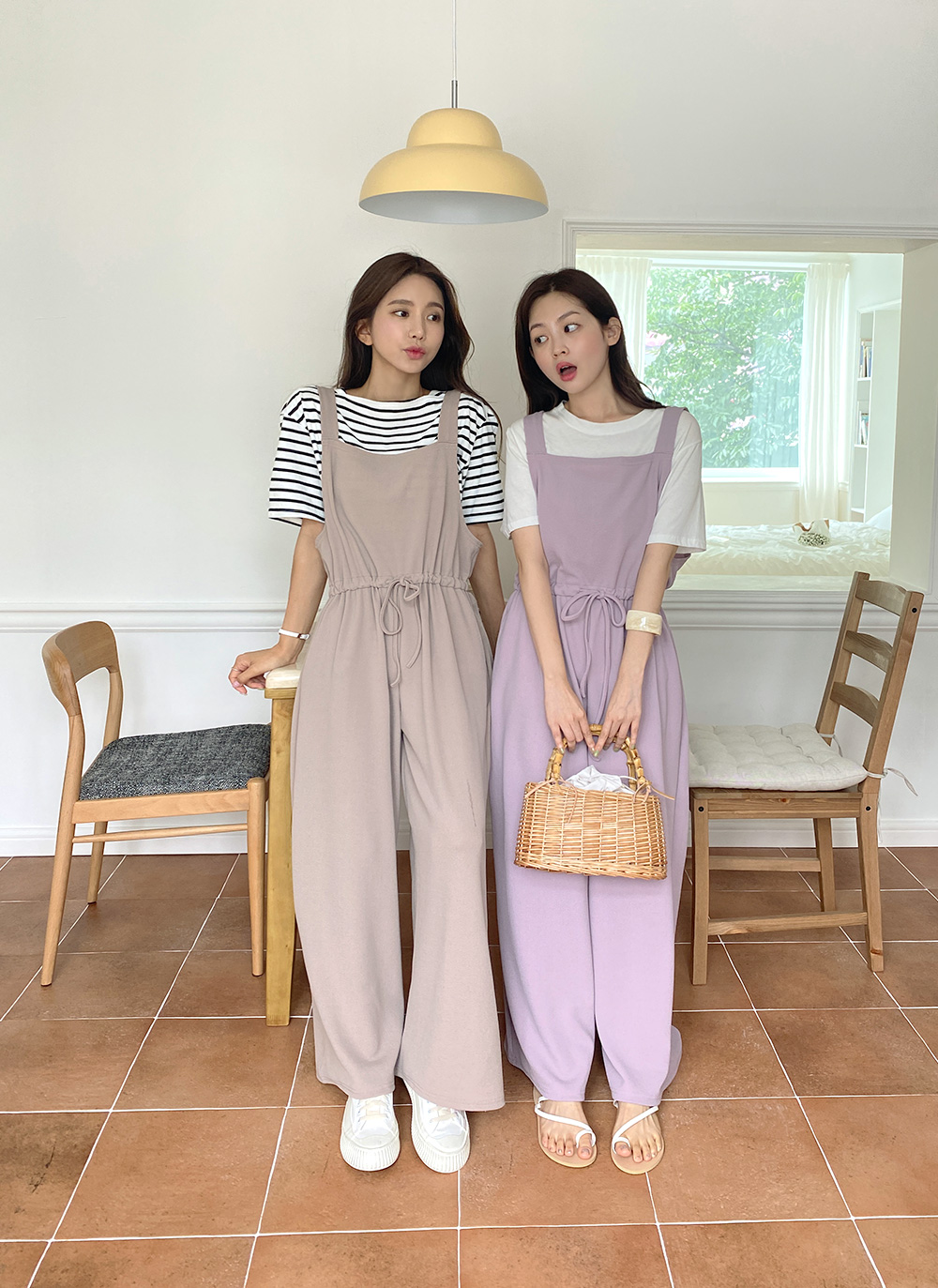 ストリングスクエアネックオールインワン | 詳細画像3