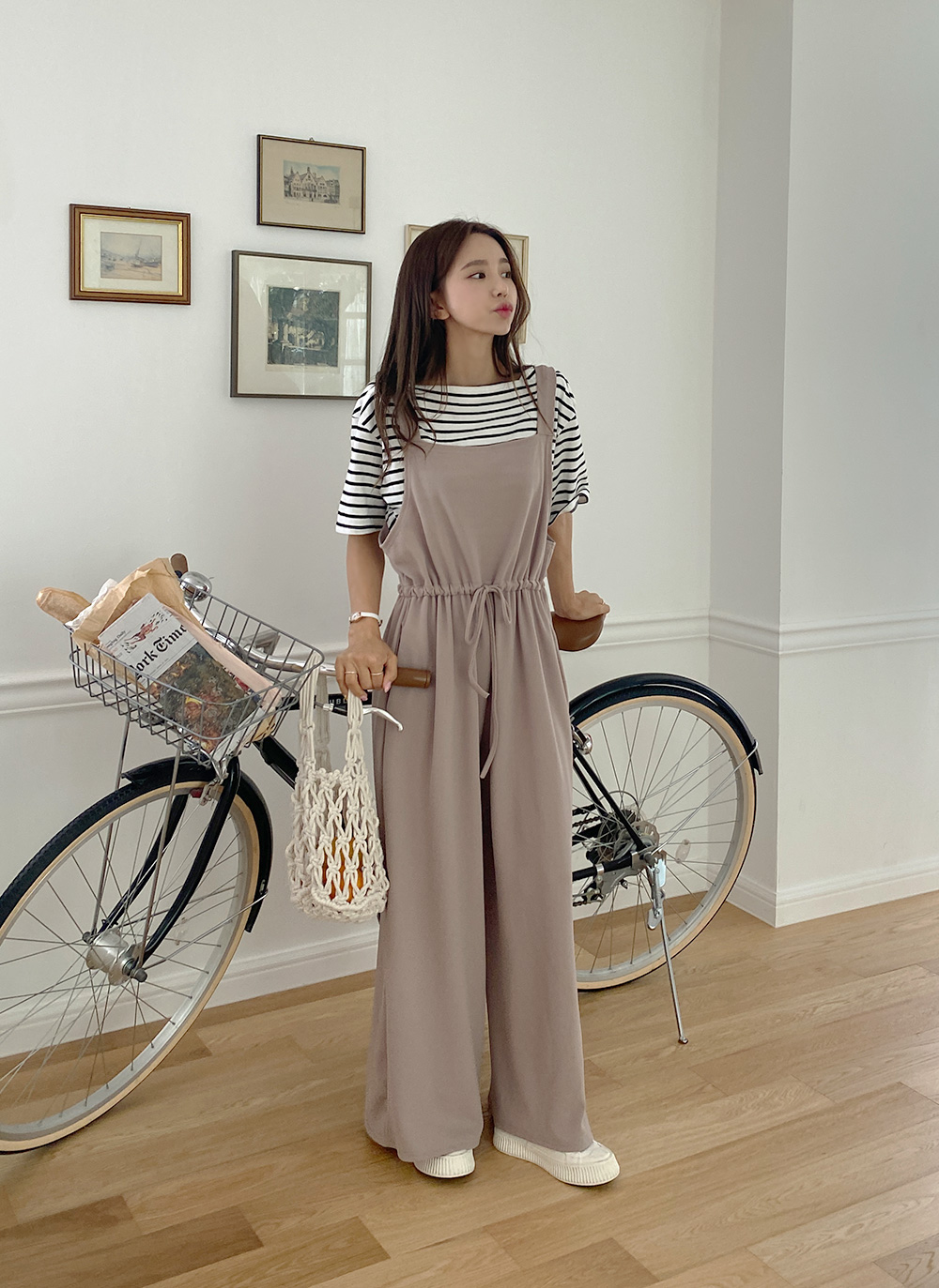 ストリングスクエアネックオールインワン | 詳細画像17