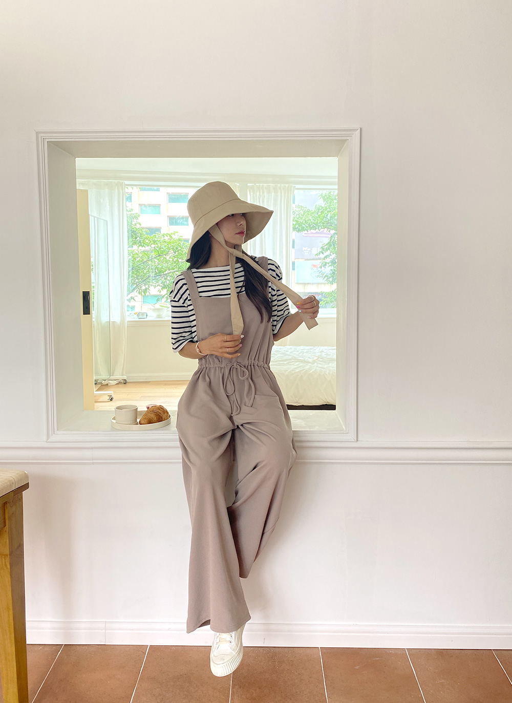 ストリングスクエアネックオールインワン | 詳細画像18