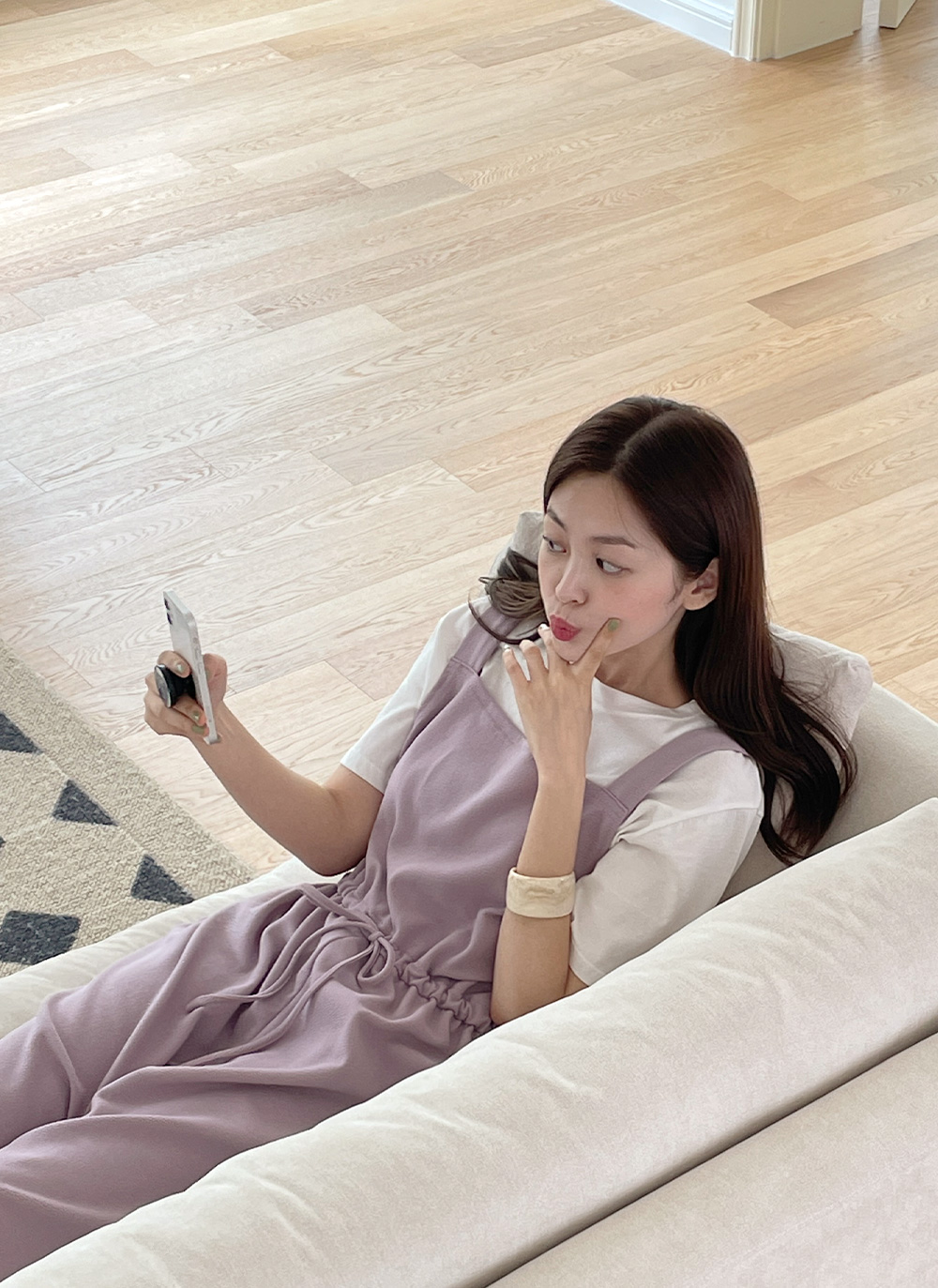 ストリングスクエアネックオールインワン | 詳細画像19