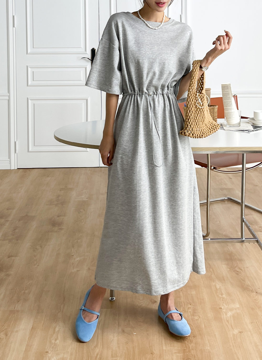 ドローコードTシャツワンピース | 詳細画像2