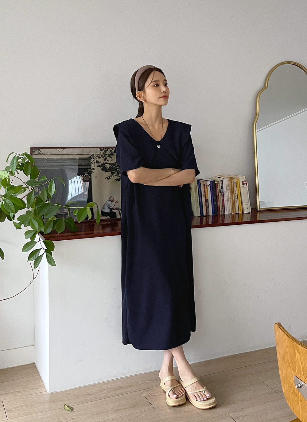 ビッグカラーリンクルワンピース | 詳細画像7