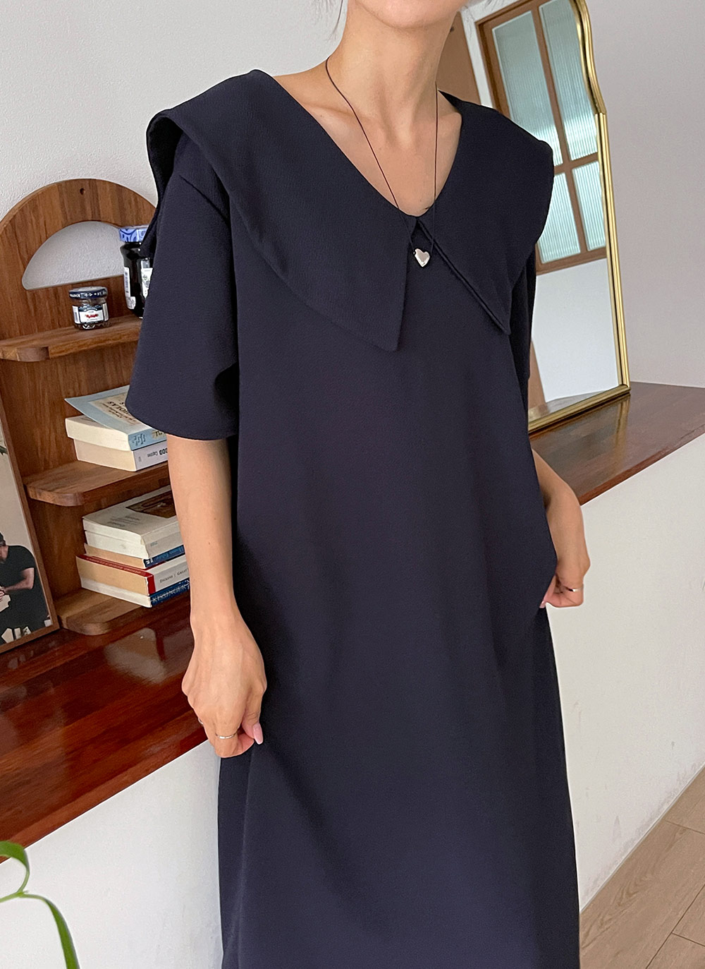 ビッグカラーリンクルワンピース | 詳細画像8