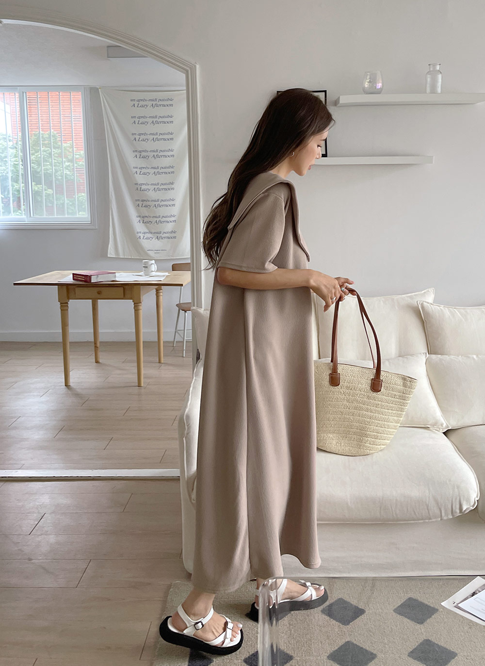 ビッグカラーリンクルワンピース | 詳細画像14