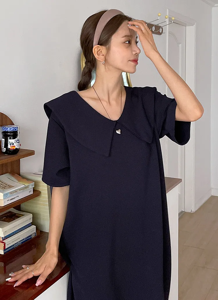 ビッグカラーリンクルワンピース | 詳細画像1