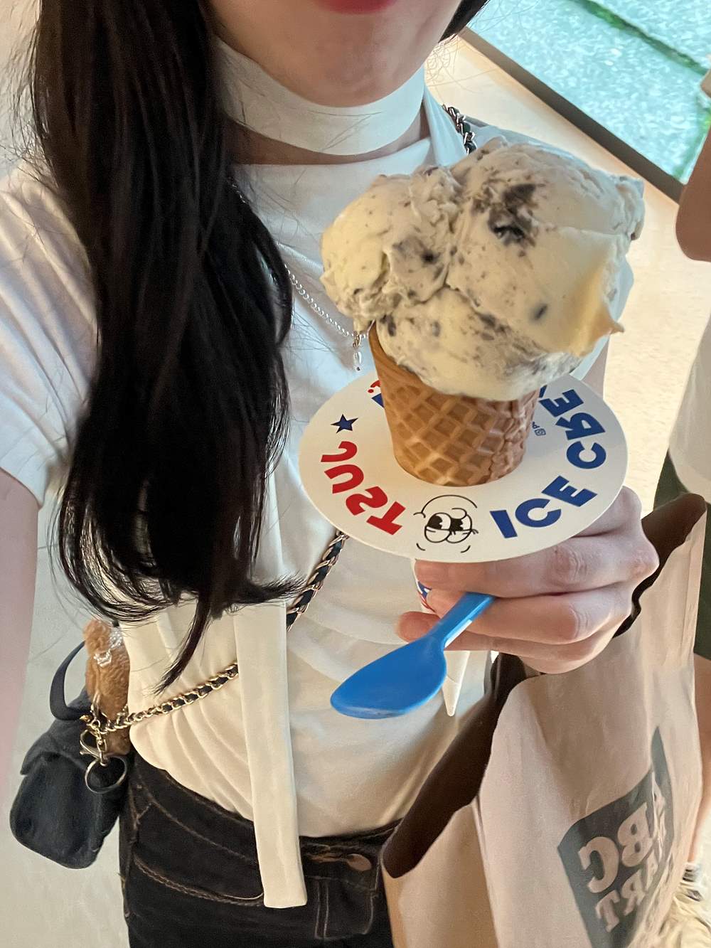 スカーフ付ドレープフレンチTシャツ | 詳細画像7