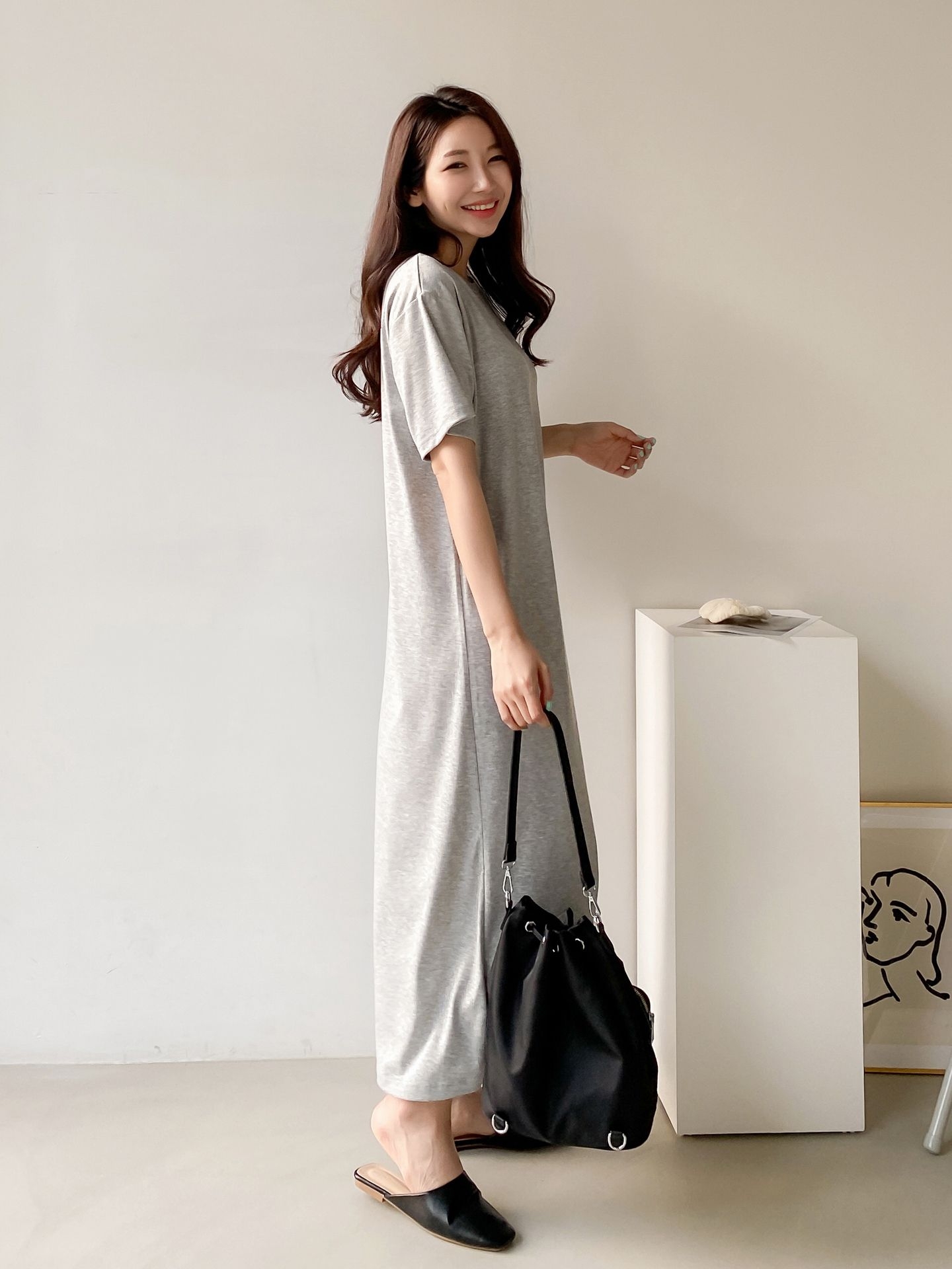 半袖Tシャツワンピース | 詳細画像5
