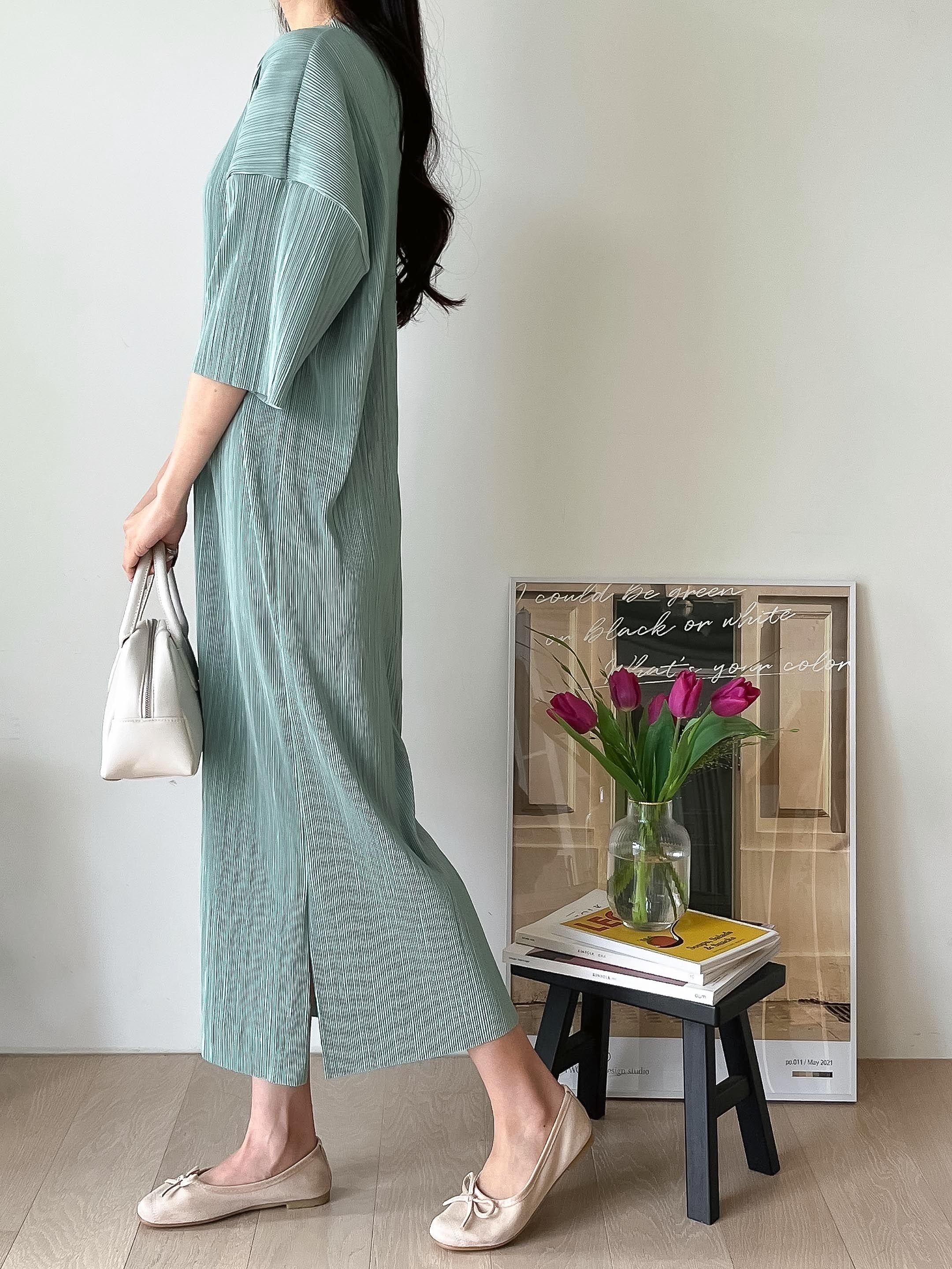 プリーツスリットワンピース | 詳細画像15