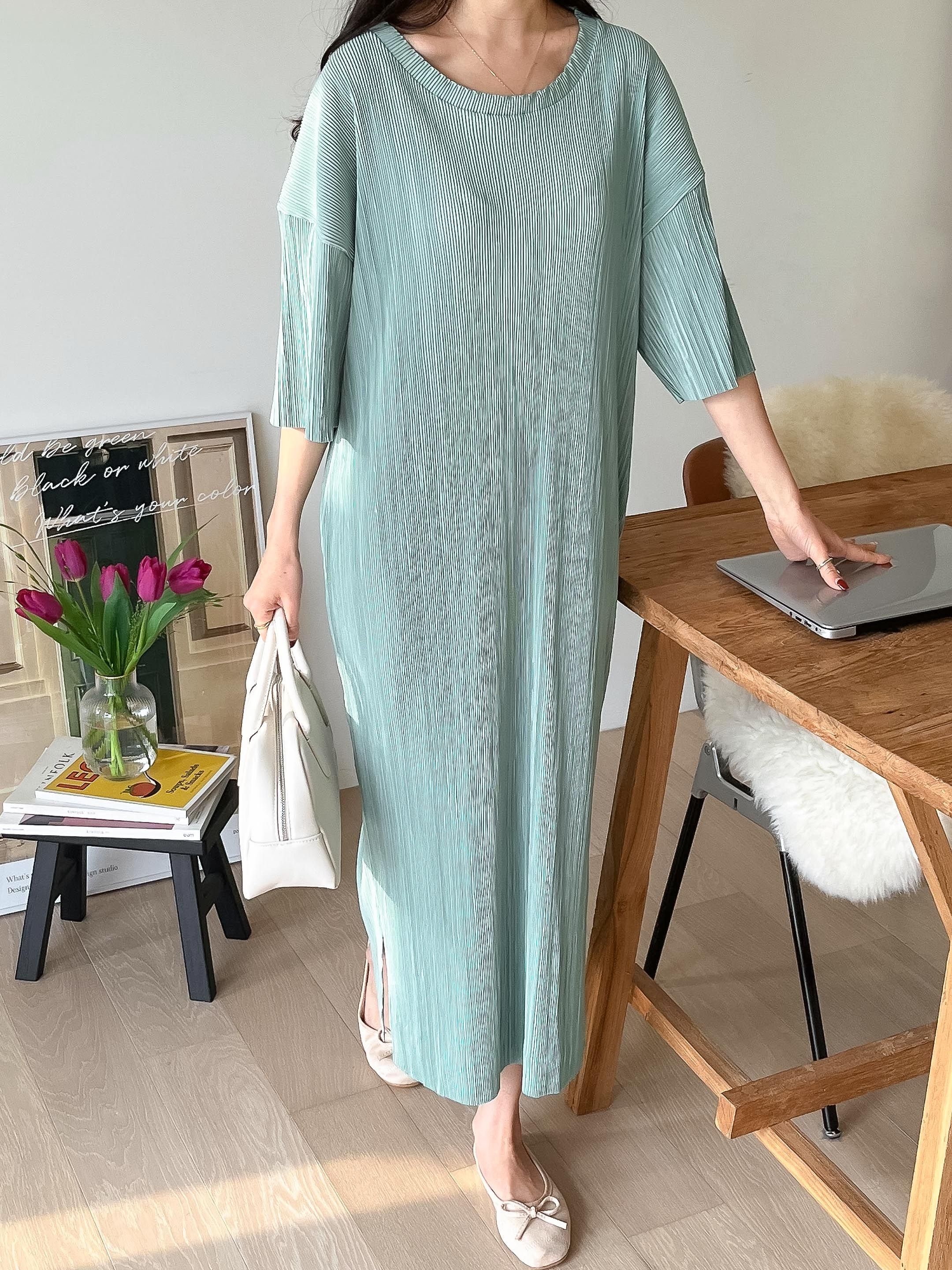 プリーツスリットワンピース | 詳細画像19