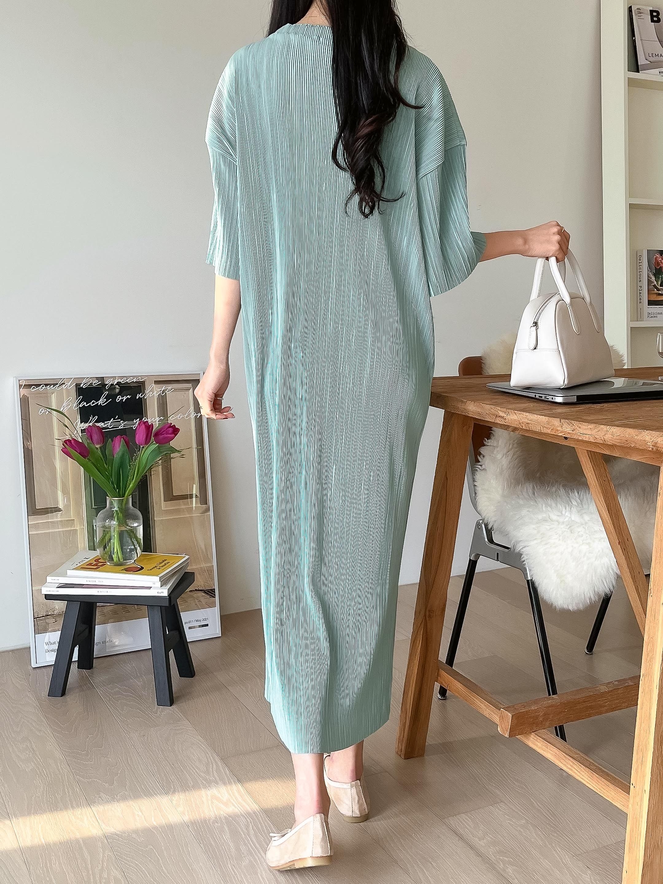 プリーツスリットワンピース | 詳細画像20