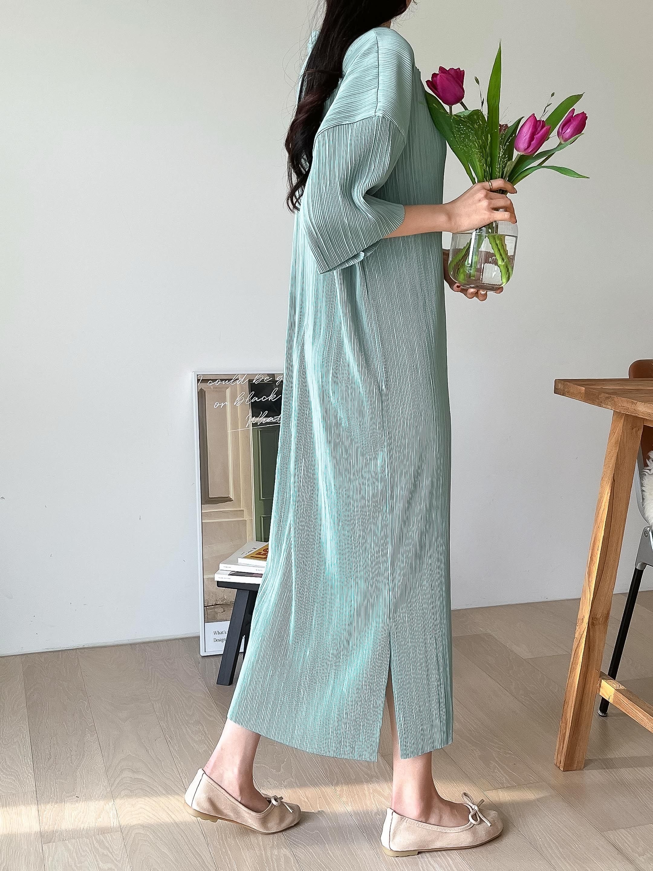 プリーツスリットワンピース | 詳細画像21