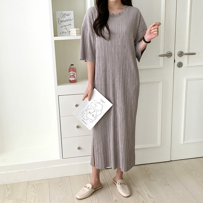 プリーツスリットワンピース | 詳細画像48